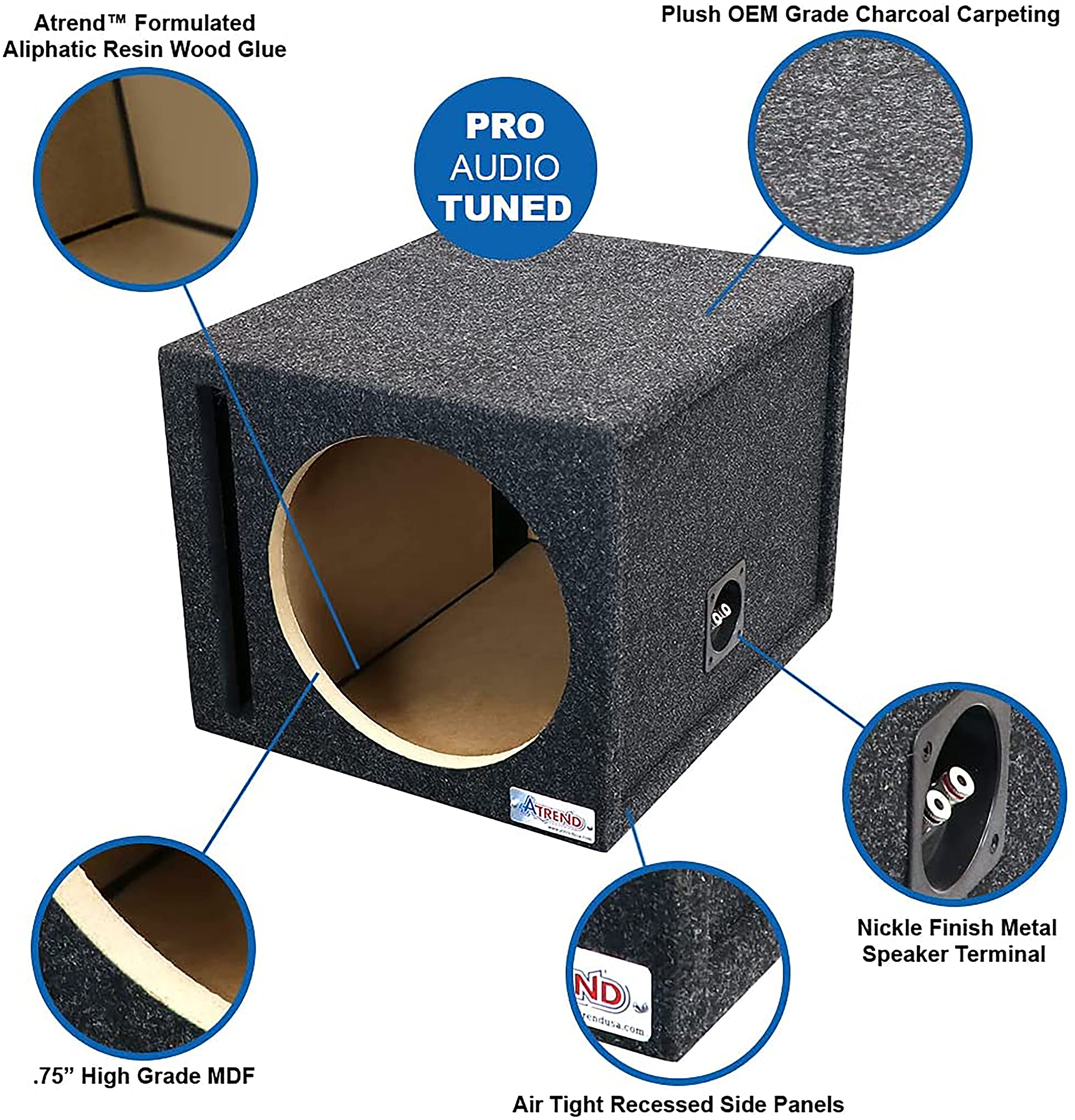 Bbox Single Vented 15 Inch Subwoofer Enclosure   Spl Audio Tuned Single Vented Car Subwoofer Boxes & Enclosures   Premium Subwoo