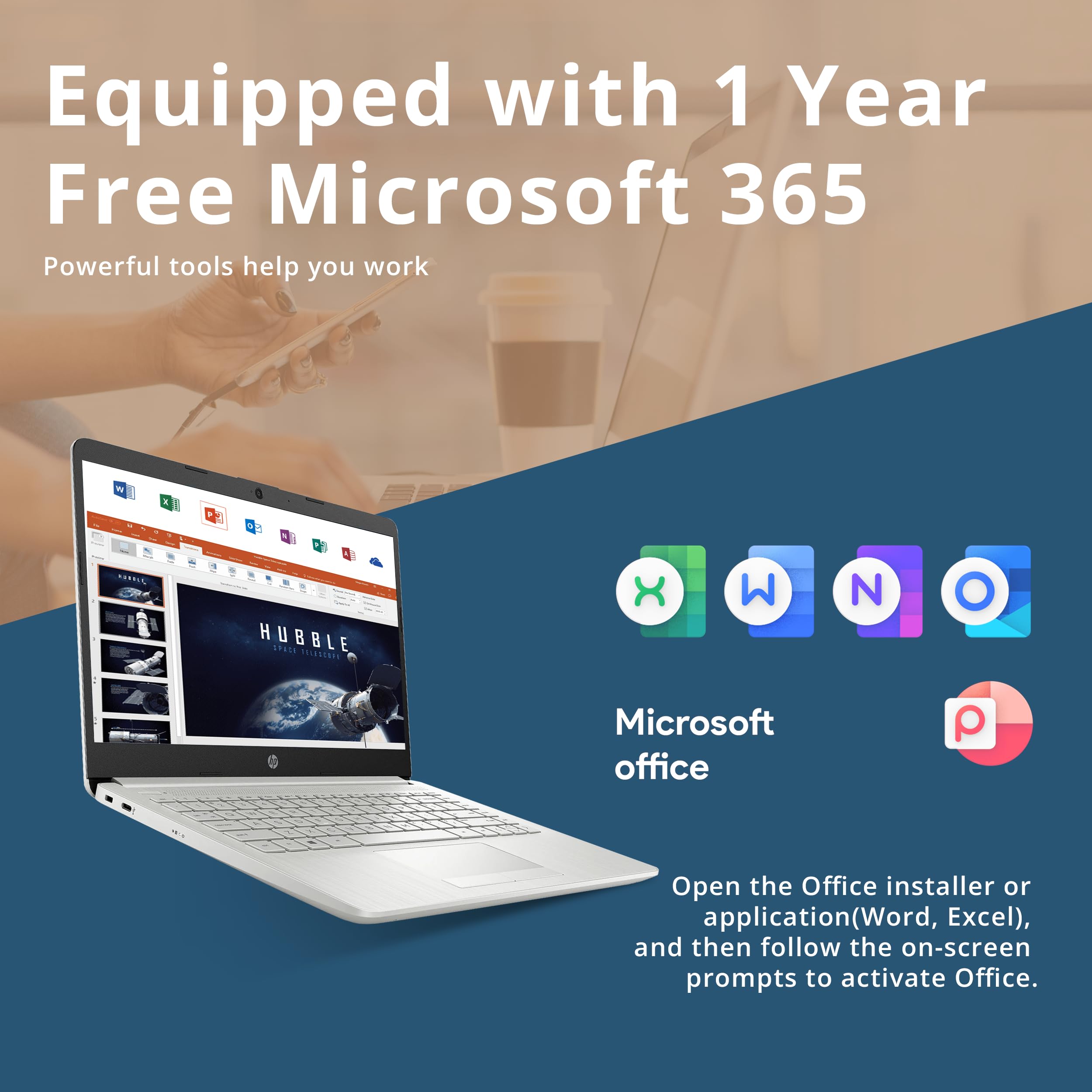 Hp Premium Stream 14'' Hd Laptop, Intel Celeron N4120 Processor, 8Gb Ram, 64Gb Emmc, Intel Uhd Graphics 600, Hd Camera, Wifi 5,