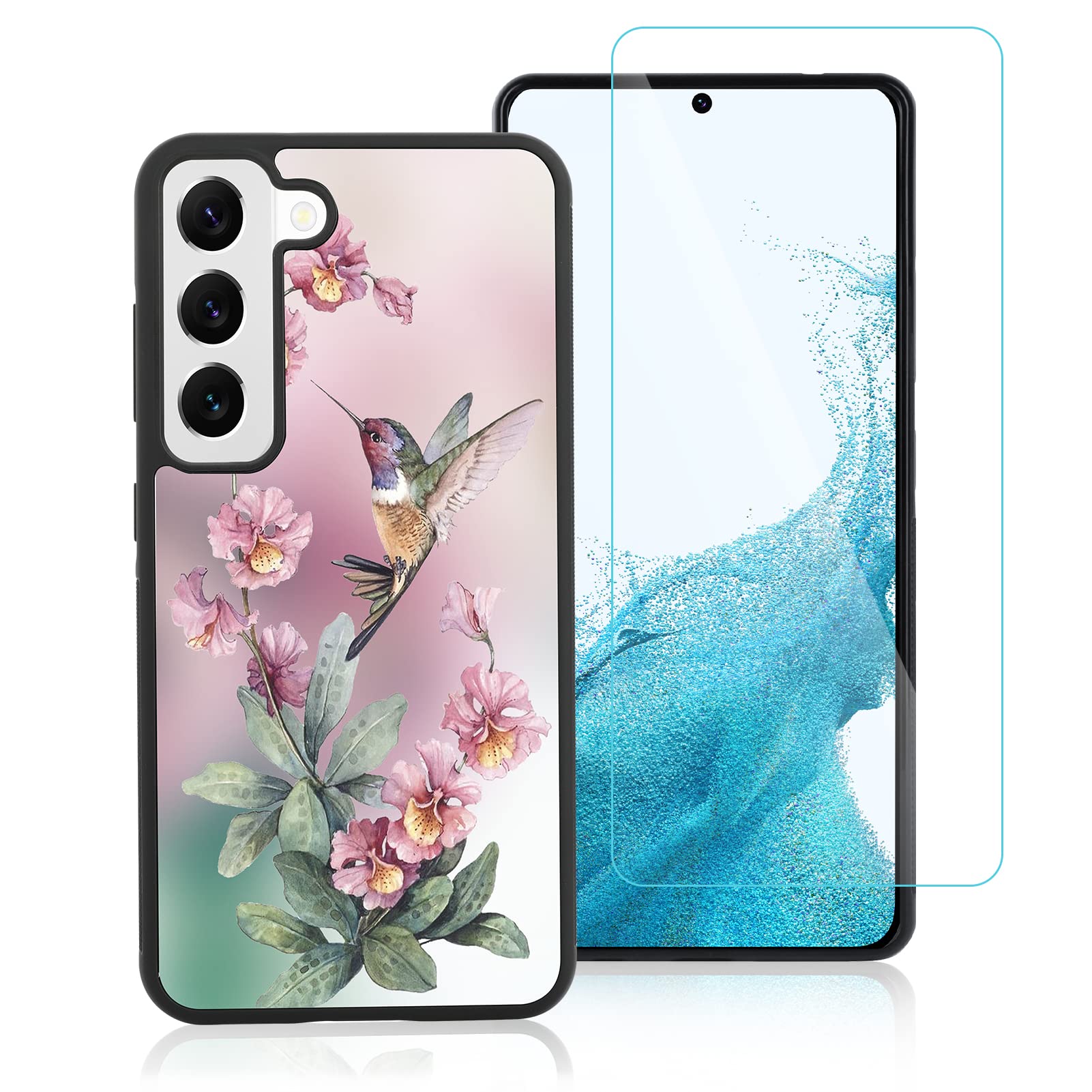 Ook Compatible With Samsung Galaxy S23 Case,[Built In Screen Protector] Anti Slip Shockproof Protective Case For Samsung Galaxy