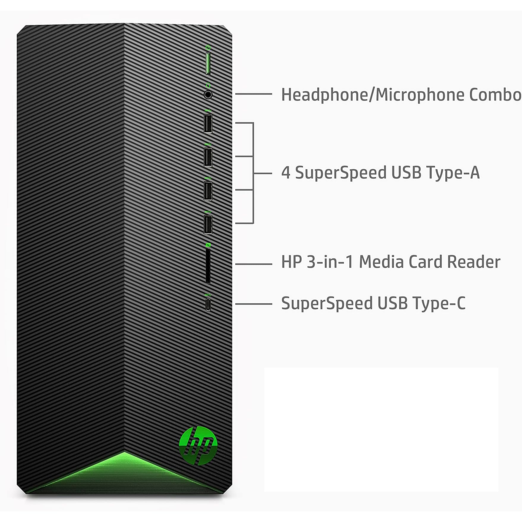 Hp Pavilion Tower Pc Desktop Computer, 16Gb Ddr4 Ram, 512Gb Pcie Ssd, Intel 6-Core I5-10400F (Beat I7-8700), Geforce Gt 610 2Gb,