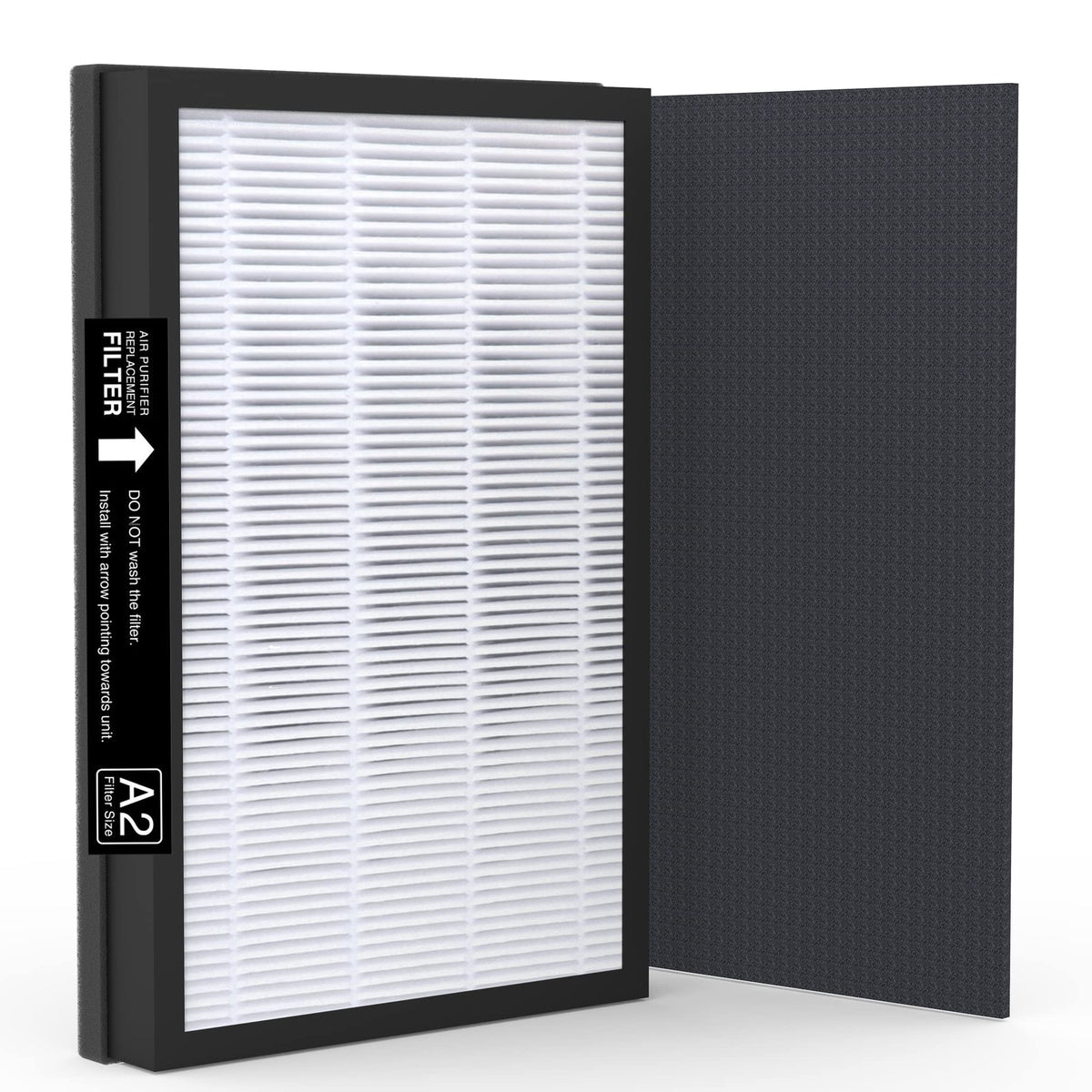 Vegebe A2 H13 True Hepa Replacement Filter, Compatible With Filtrete 3M A2 Room Air Purifier Fap C02 A2, Fap C03 A2, Fap T03 A2,