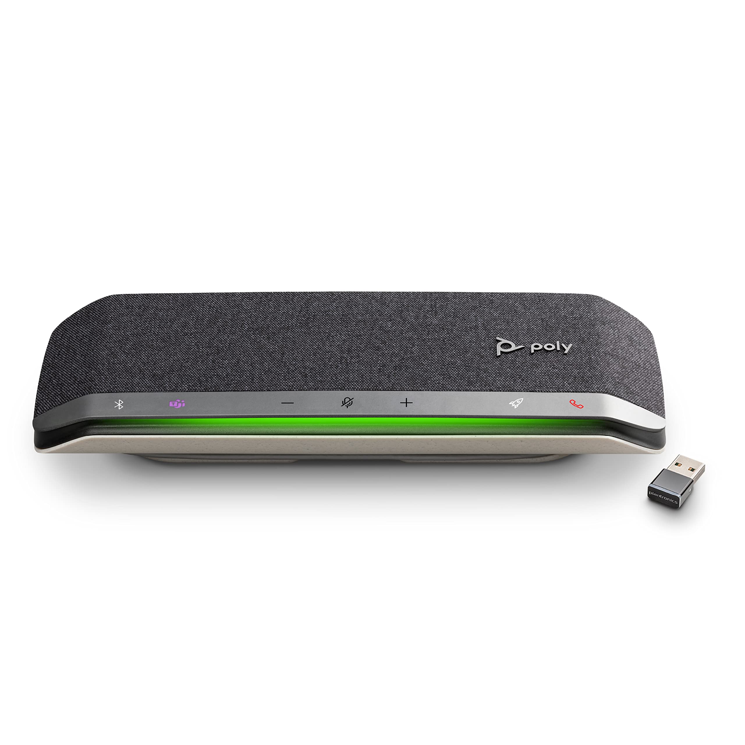 Poly - Sync 40+ Bluetooth Smart Speakerphone (Plantronics) - Flexible Work Spaces - Connect to PC/Mac via Included BT600 Dongle 