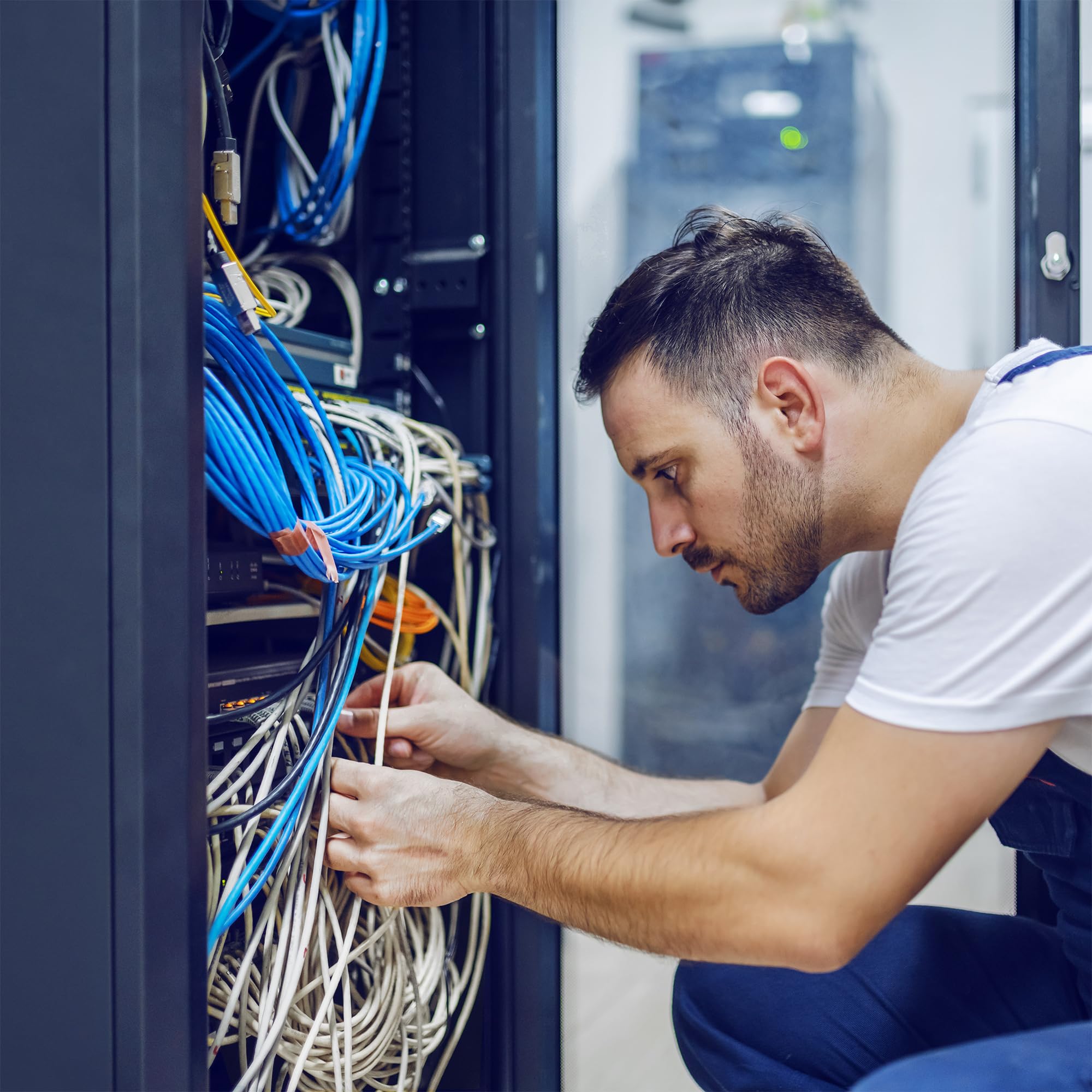 VIVO 250ft Bulk Cat6 Wire, CCA Ethernet Cable, 23 AWG, UTP Pull Box, LAN Network, White, CABLE V015W