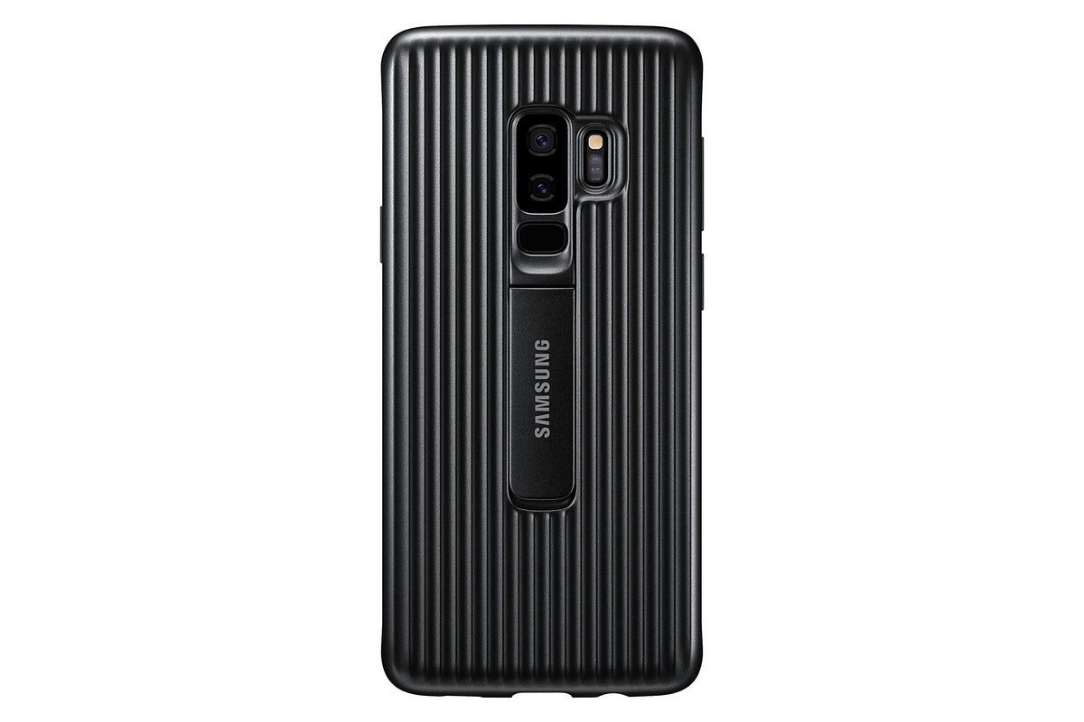 Samsung Galaxy S9+ Rugged Military Grade Protective Case With Kickstand, Black