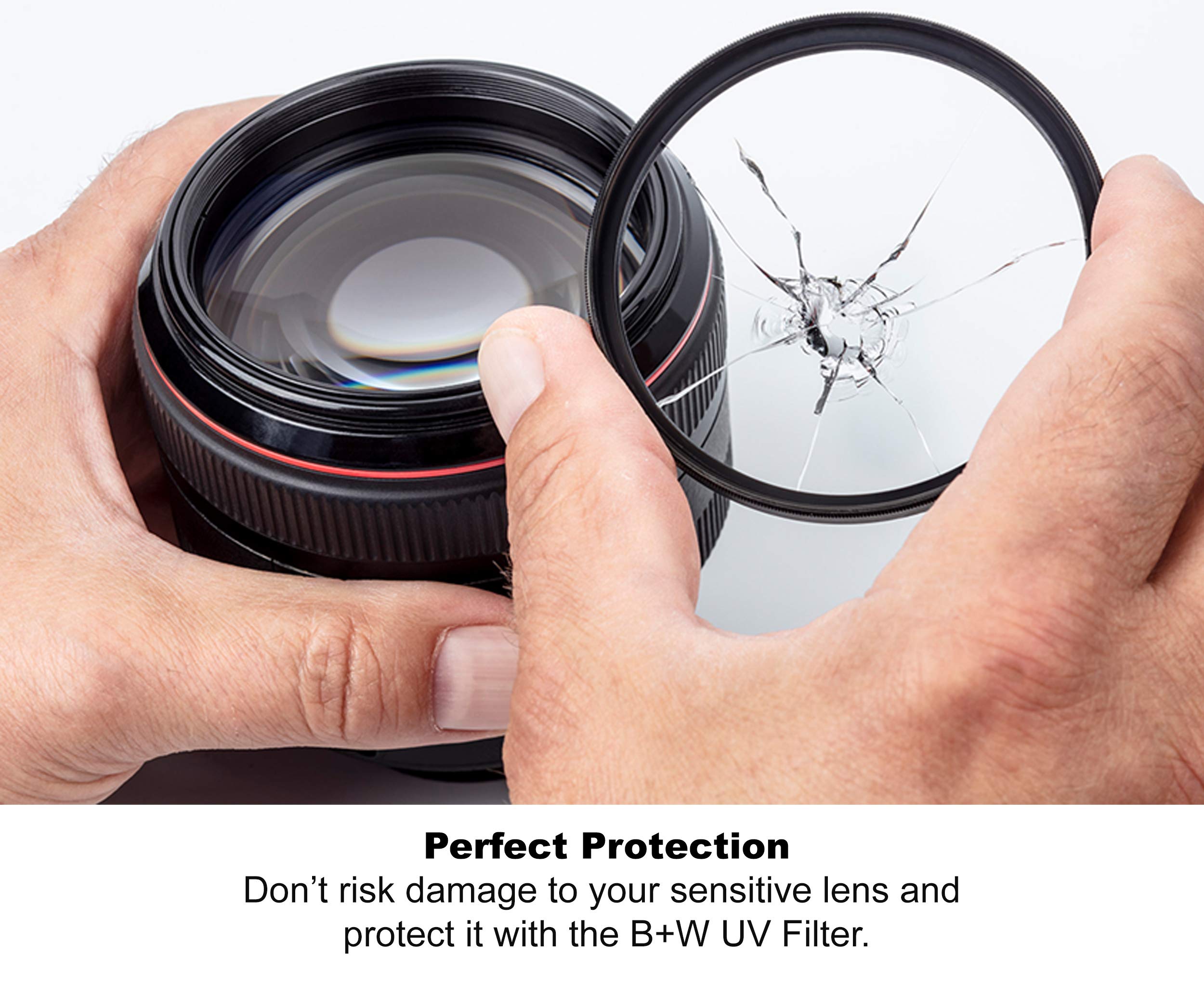 B+W T Pro 010M Uv Cut Filter, 46 Mm   Titanium, Ultra Slim, Multi Resistant Nano Coating, Water Resistant, Lens Protection