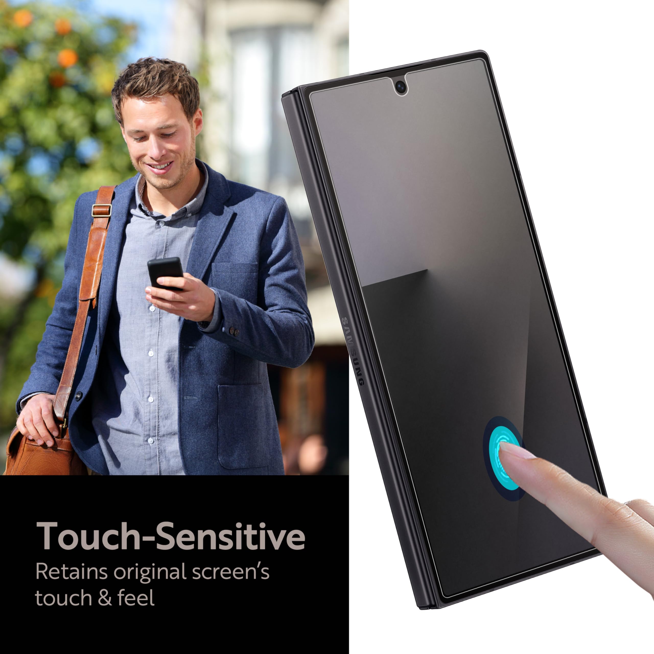 Armorsuit 2+2 Pack Paper-Feel Texture Screen Protector For Samsung Galaxy Z Fold 7 Case Friendly Militaryshield Matte Film - Mad