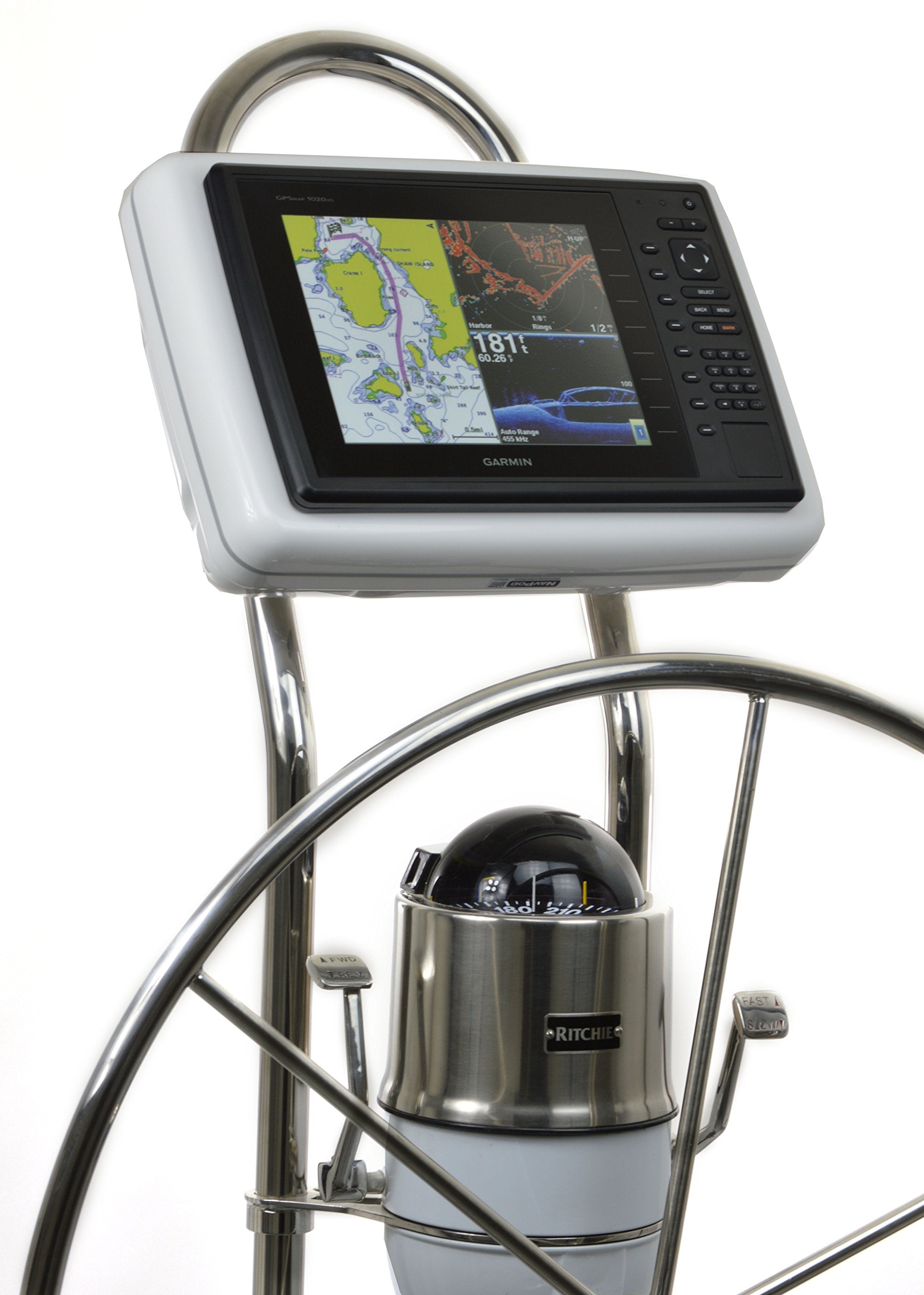 Navpod Gp1201 Sailpod Pre Cut For Garmin 1020/1020Xs/1040Xs For 9.5'' Wide Guard