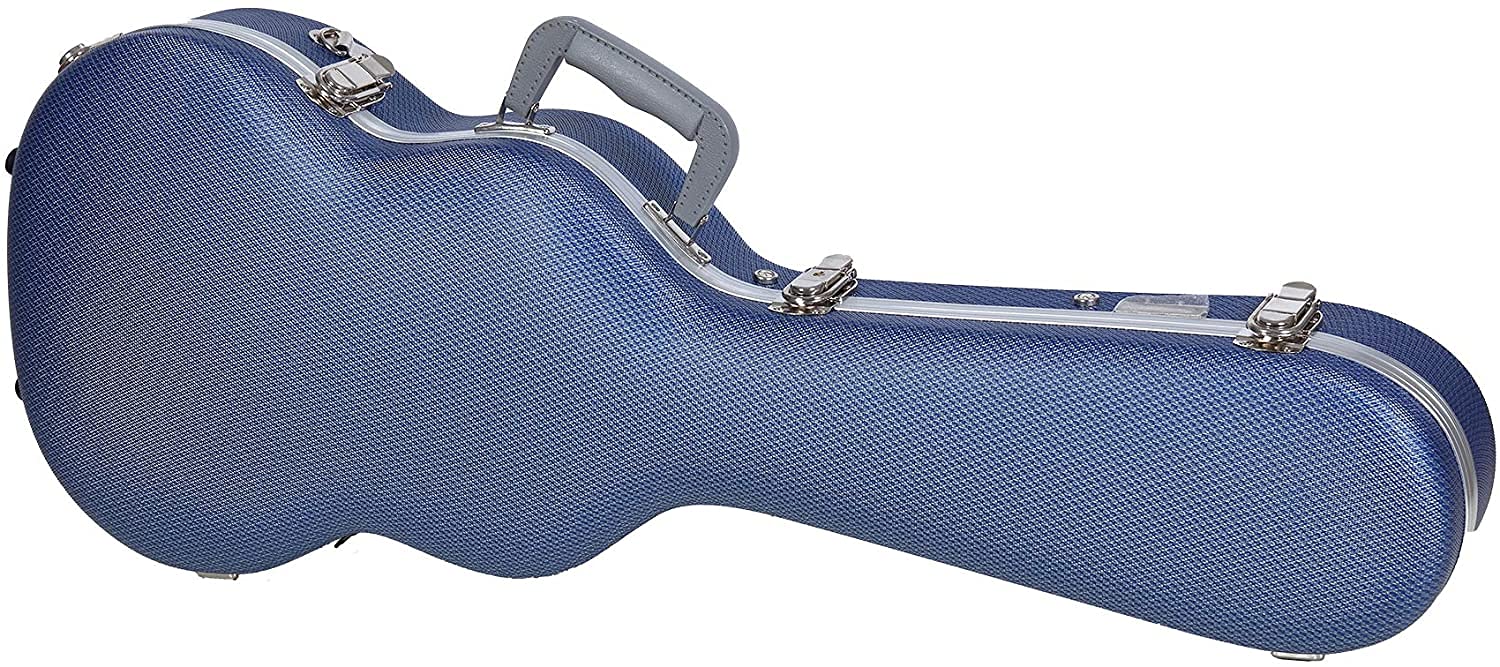 Crossrock, 0-String Cra800 Ukulele, Super Lightweight Abs Molded Hard Case (Tenor, Blue), (Cra860Tubl)