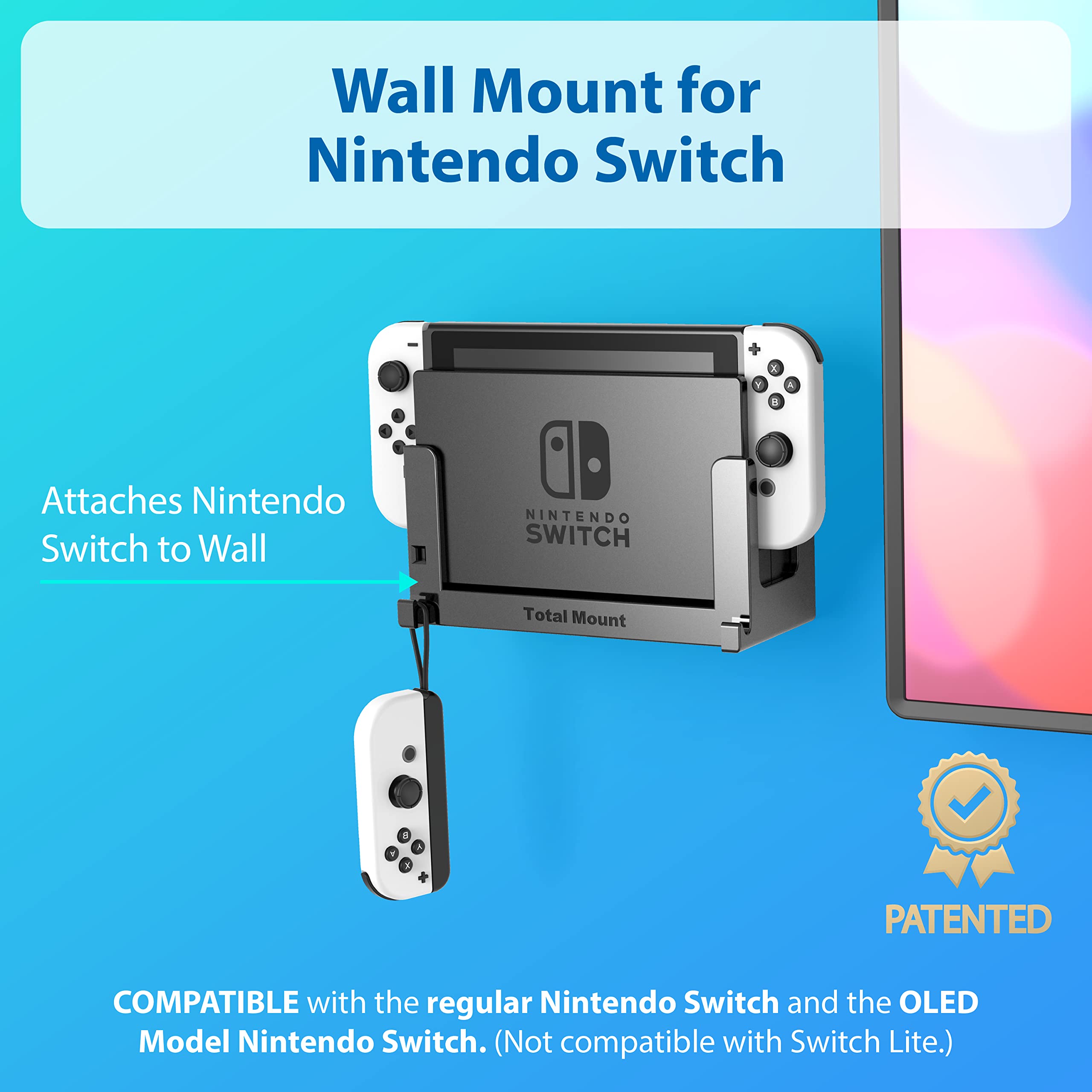 Totalmount For Nintendo Switch (Mounts Nintendo Switch On Wall Near Tv)