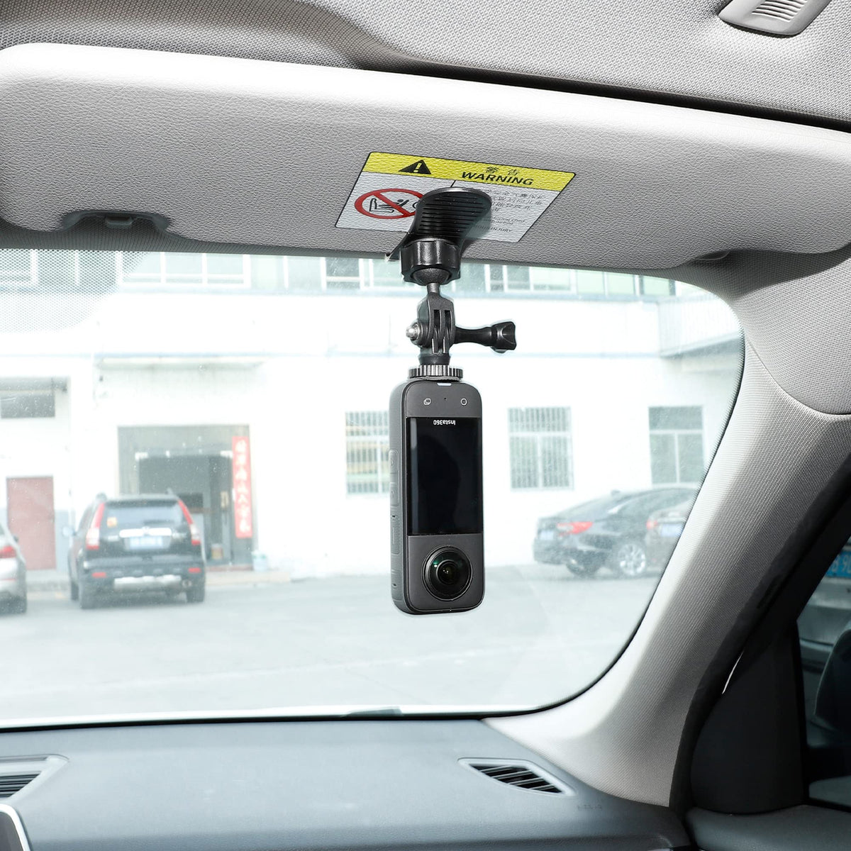Pellking Car Sun Visor Mount Vlog/Video Holder For Iphone Samsung Cell Phone Gopro 13 12 10 9 8 7 6 Insta360 X4 X3 X2 X Rs R Akaso Dji Osmo Action 5 4 3 2 Camera And Accessories