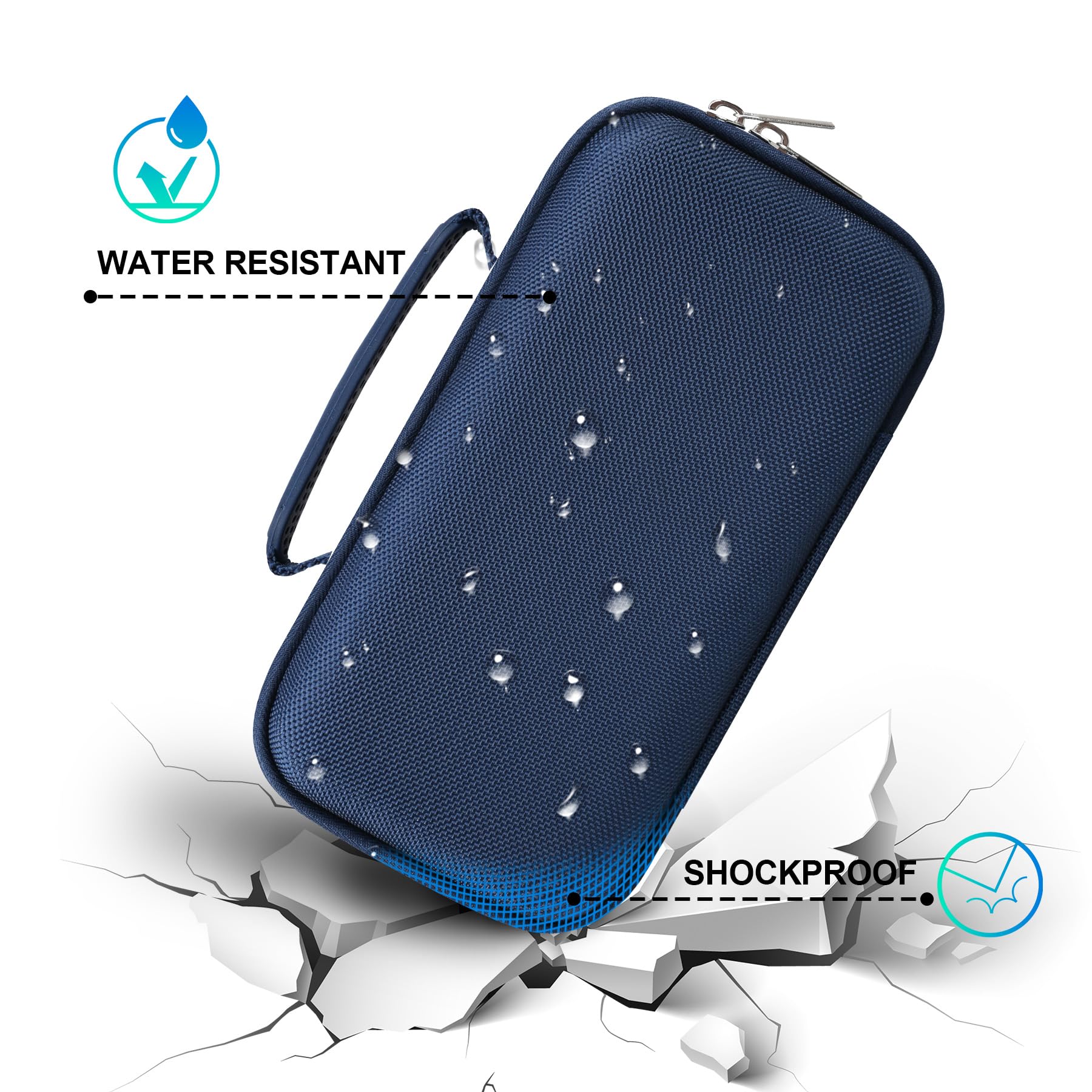 Bovke Carrying Case Compatible With Blue Tees Golf Player+ Gps Speaker With Touch Screen Display, Portable Golf Gps Speaker Hold