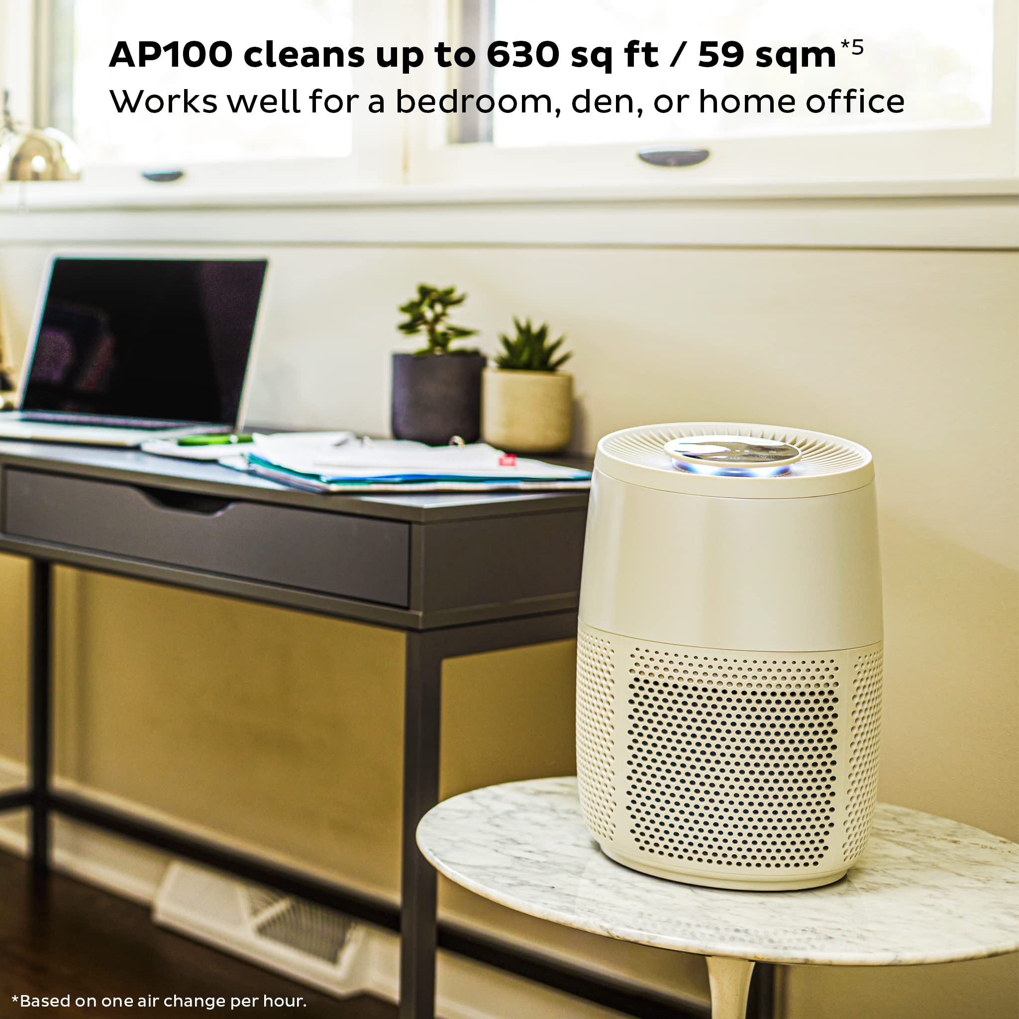 Instant Hepa Quiet Air Purifier, From The Makers Of Instant Pot With Plasma Ion Technology For Rooms Up To 630Ft2; Removes 99% O