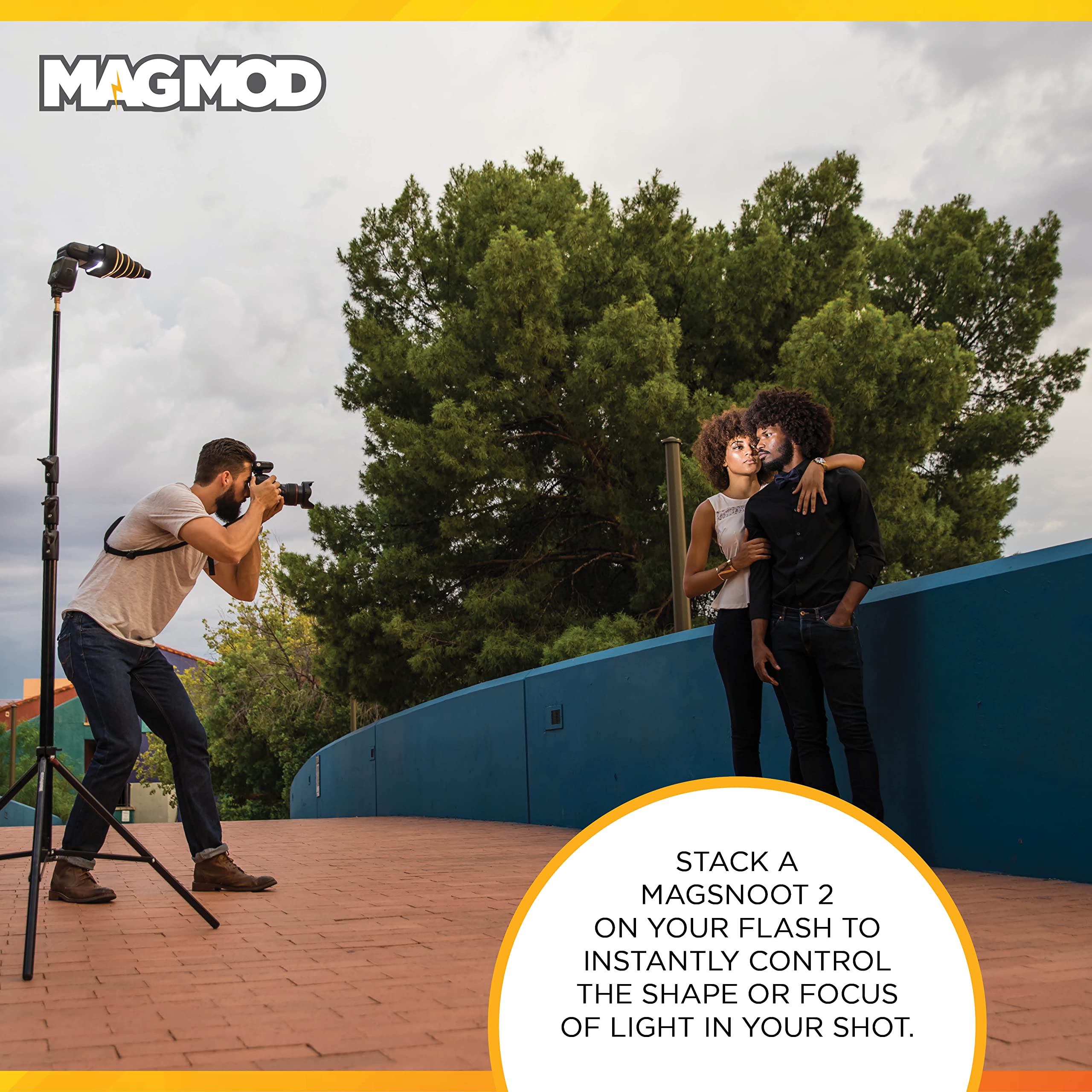 Magsnoot 2 Light Modifier By Magmod | Photography Lighting Flash Modifier | Magnetic Snoot Light Diffuser Attachment | New And I