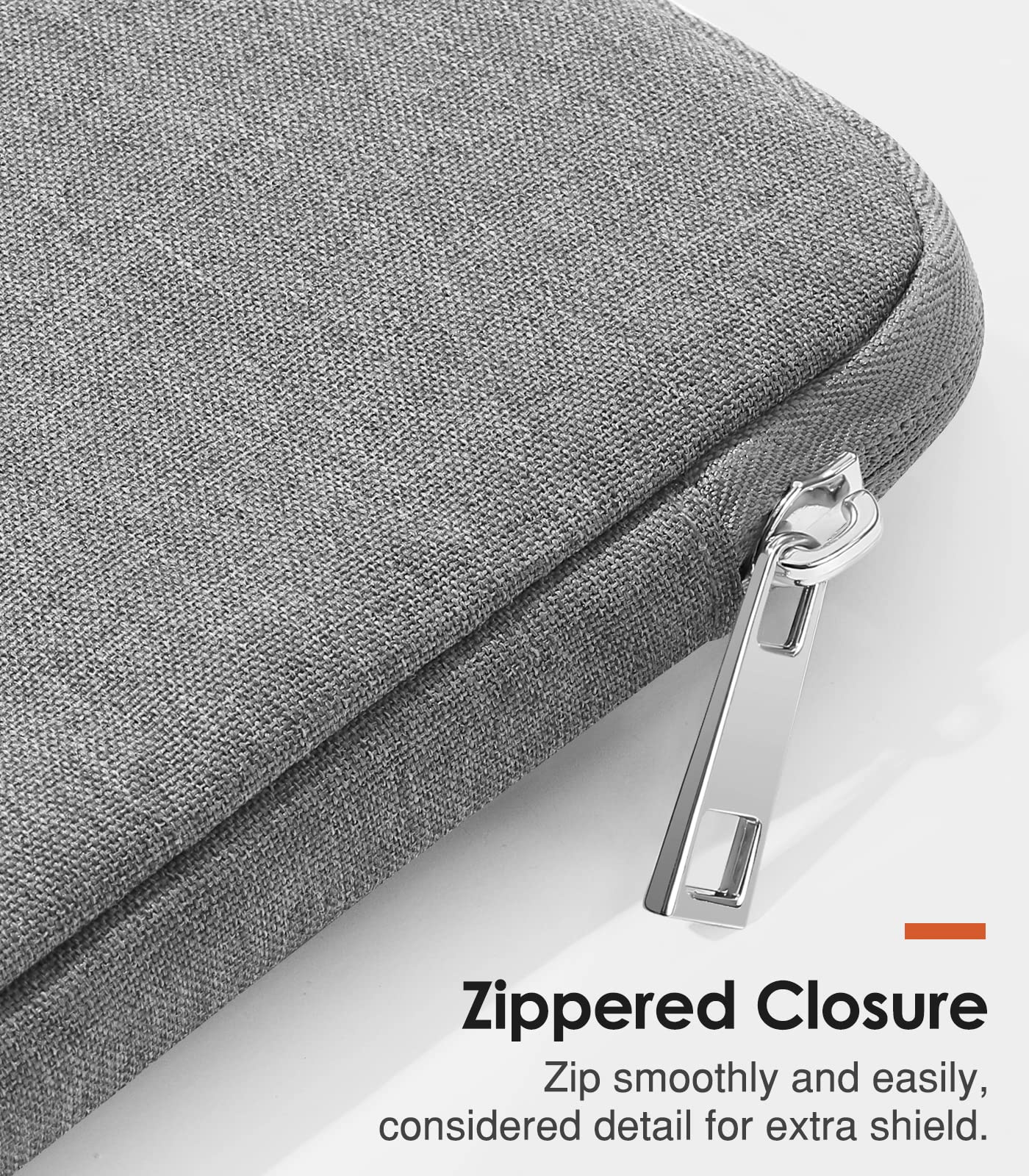 MoKo 6 7' Kindle Sleeve Bag,Protective Nylon Cover Compatible with 7' Kindle Colorsoft 2024,Kindle Paperwhite 2021, All New Kindle/Kids (11th Generation) 2022, Kindle Oasis E Reader, Dark Gray