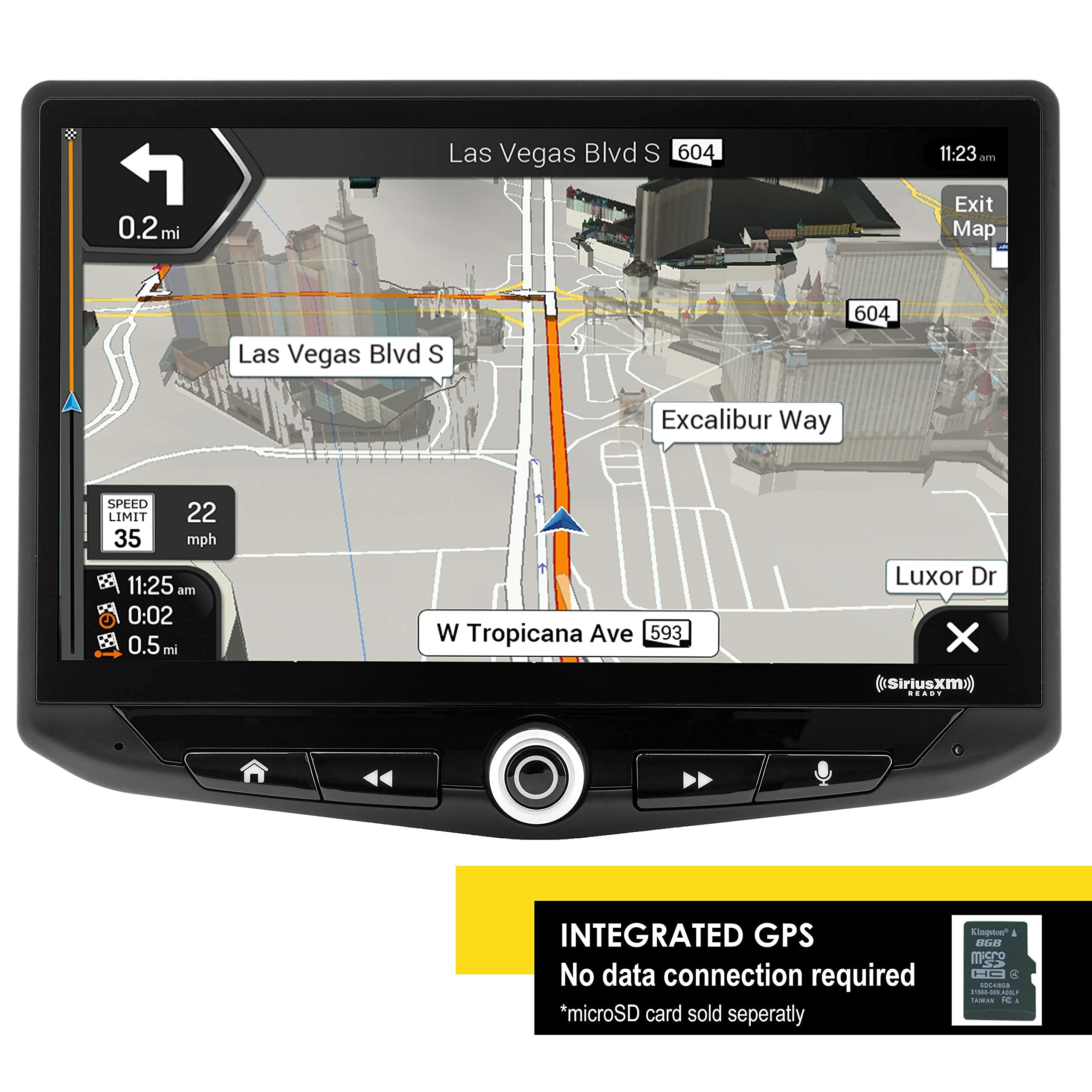 Stinger Heigh10 10 Multimedia Car Stereo 1024 X 600 Hd Display. Apple Car Play, Android Auto, Siriusxm Ready, Bluetooth, Toslink