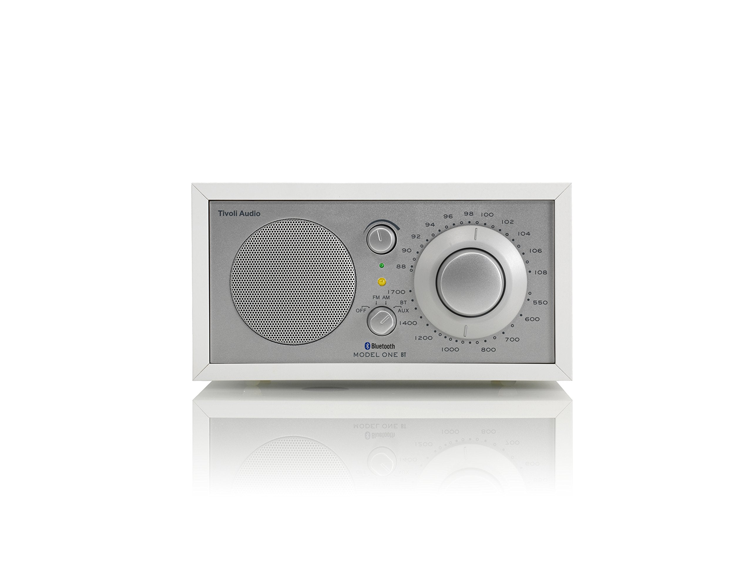 Tivoli Audio Model One Bluetooth Am/Fm Radio (White/Silver)