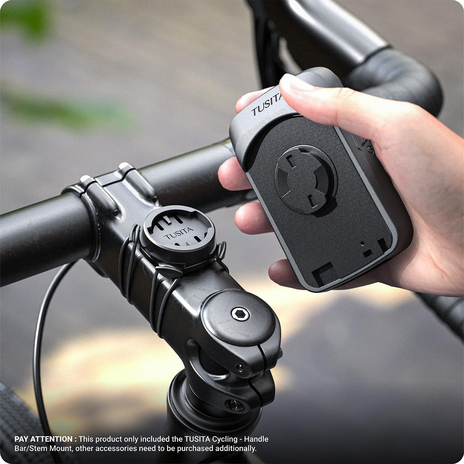 Tusita Stem Mount Compatible With Wahoo Elemnt Bike Computer, 2 Pack