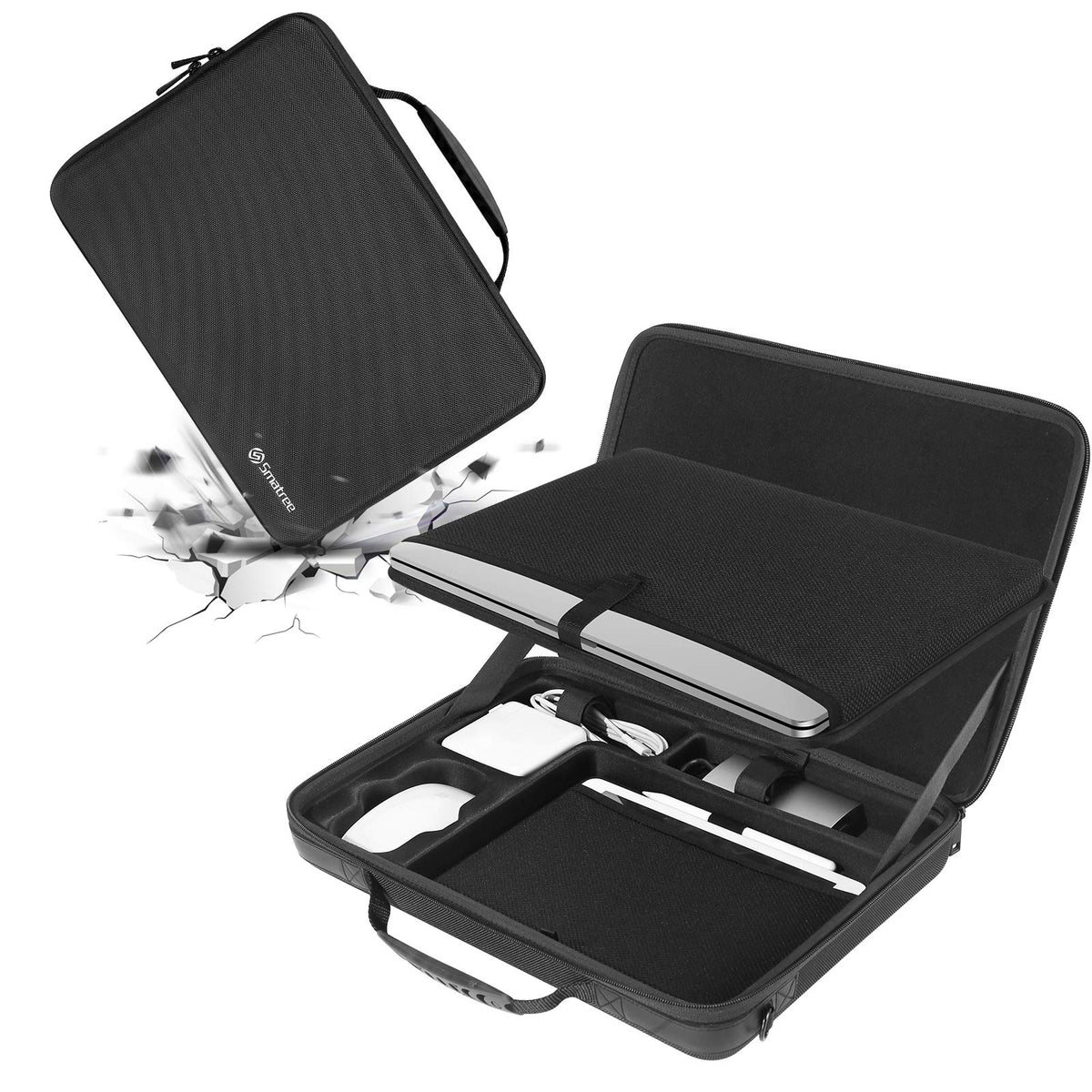 Smatree MacBook Pro Shoulder Bag for 16.2 inch MacBook Pro M4 2024/2023, 16 inch MacBook Pro 2019 A2141, 15.4 inch Macbook pro, Dell XPS 15 9520, 11 inch iPad Pro/Air 2024(Not Fit 12.9 inch iPad Pro!)