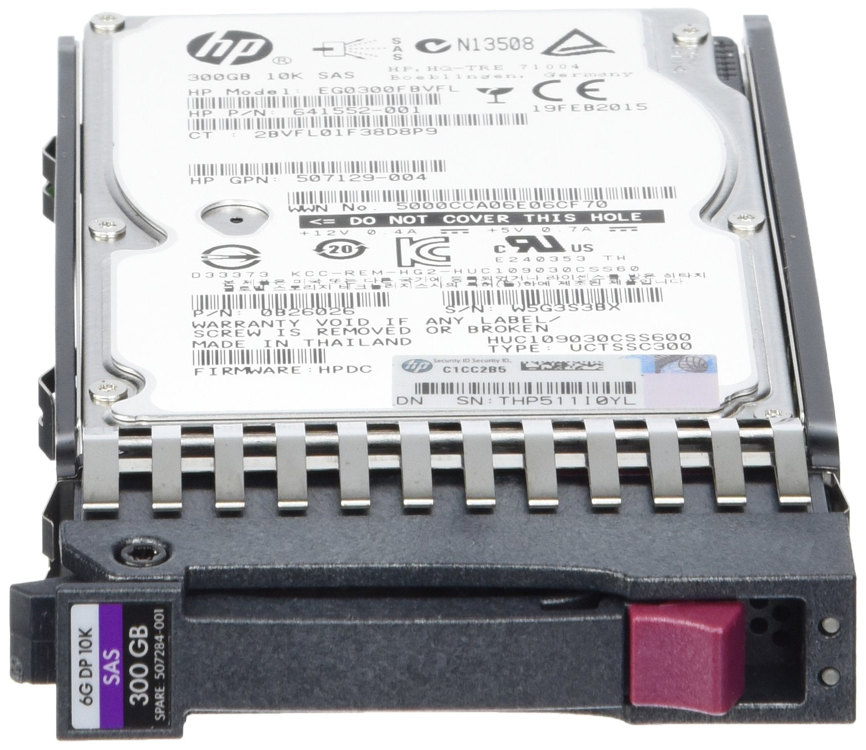 Hewlett Packard 300Gb 6G Sas 10K 2.5In Dp Hdd/