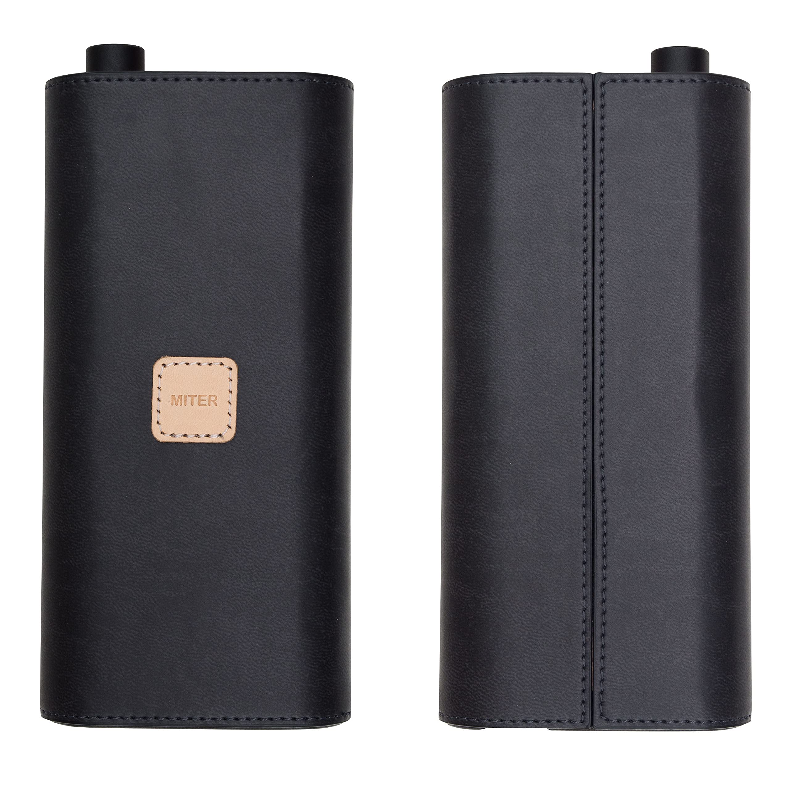 Miter Case For Ifi Micro Idsd Diablo X , Handmade Artificial Pu Leather Cover, Black