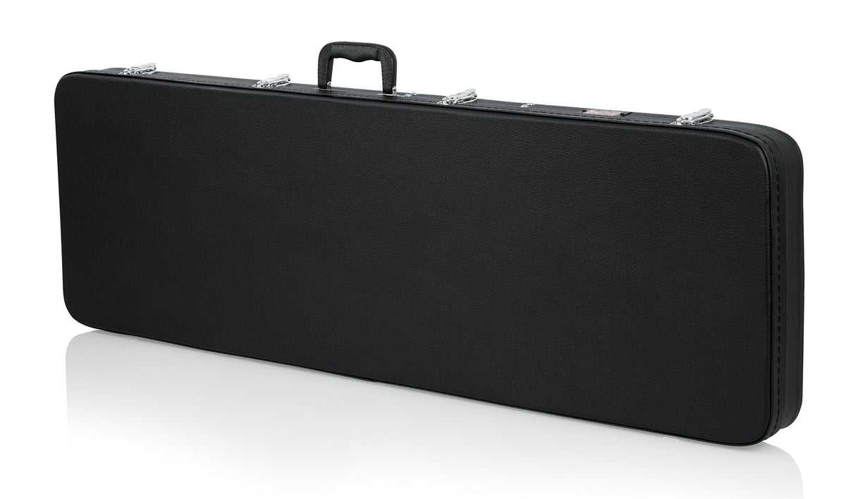 Gator Cases Hard Shell Wood Case For Electric Bass Guitars; Fits Fender Precision/Jazz Bass, & More (Gwe Bass),Black