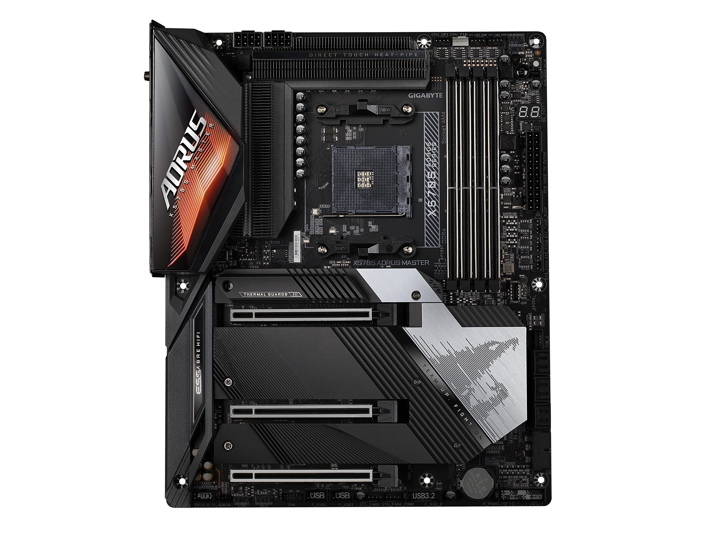 Gigabyte X570S Aorus Master (Amd/ X570S/ Ryzen 5000/ Atx/Pcie 4.0/ Sata 20Gb/S/Usb 3.2/ Motherboard)