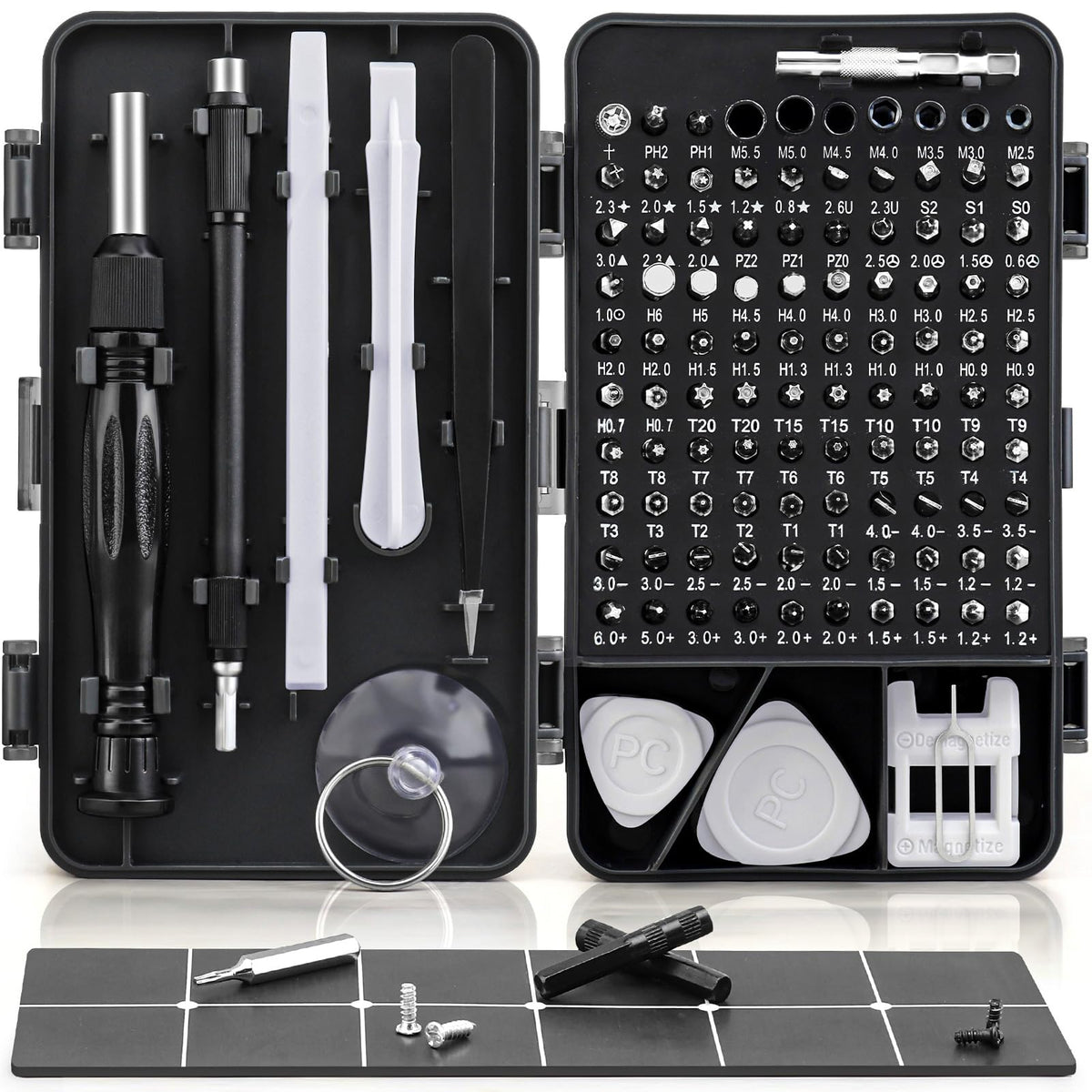 Precision Screwdriver Set, Novoard Electronics Screwdriver With 101 Magnetic Screw Driver Bits, Electonics Repair Tool Kit For C