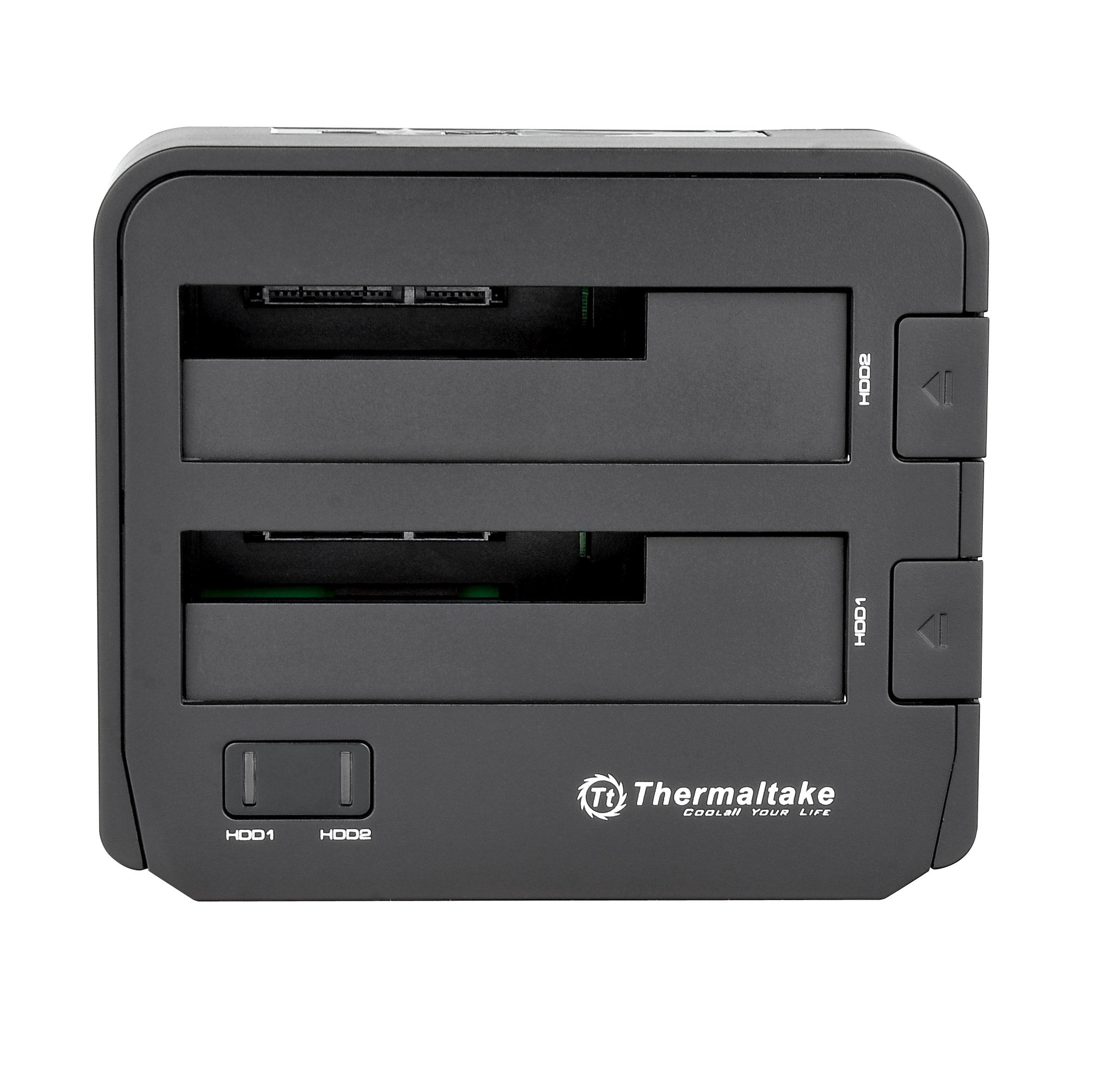 Thermaltake Blacx Duet 2.5   /3.5    Sata I/Ii/Iii Usb 3.0 External Hard Drive Enclosure Docking Station St0014U D
