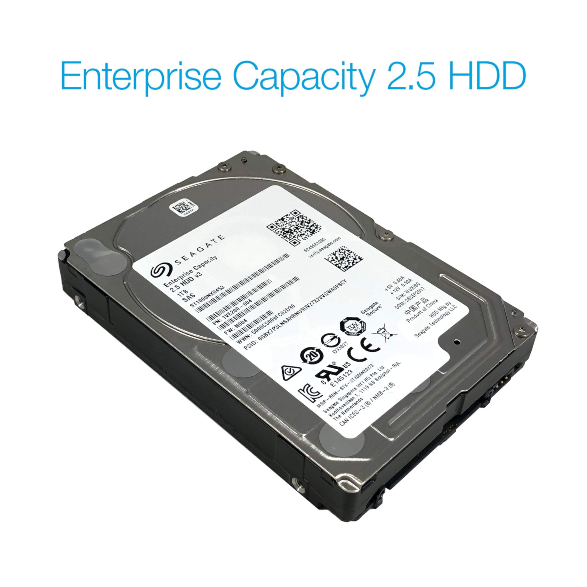 Seagate Hard Drive Internal Nearline 1000 Scsi 128 Mb Cache 25 St1000Nx0453