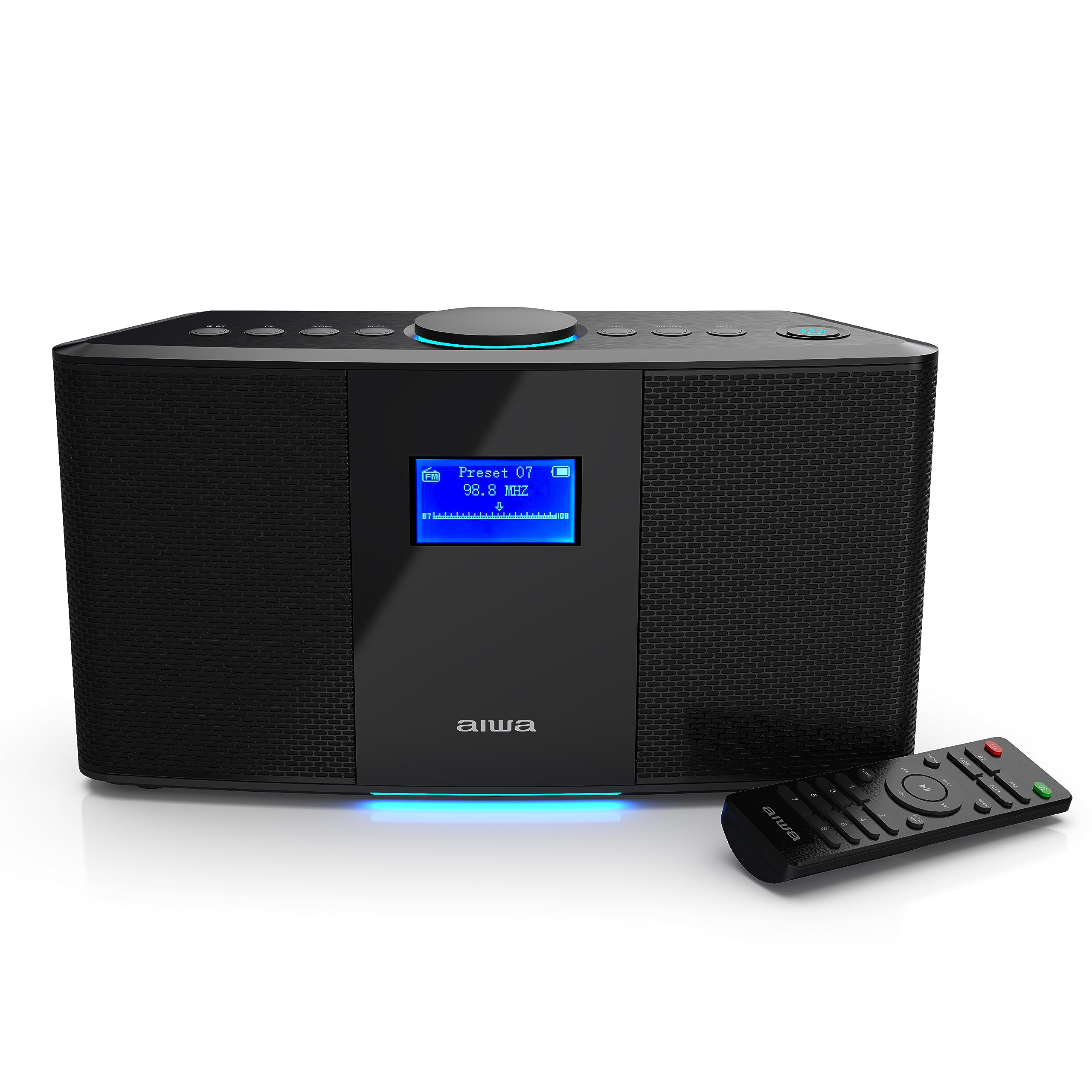 Aiwa Exos 5 Wireless Speaker - Unleash Powerful Sound and Versatile Connectivity On-The-Go Experience Bluetooth Freedom, FM Radi