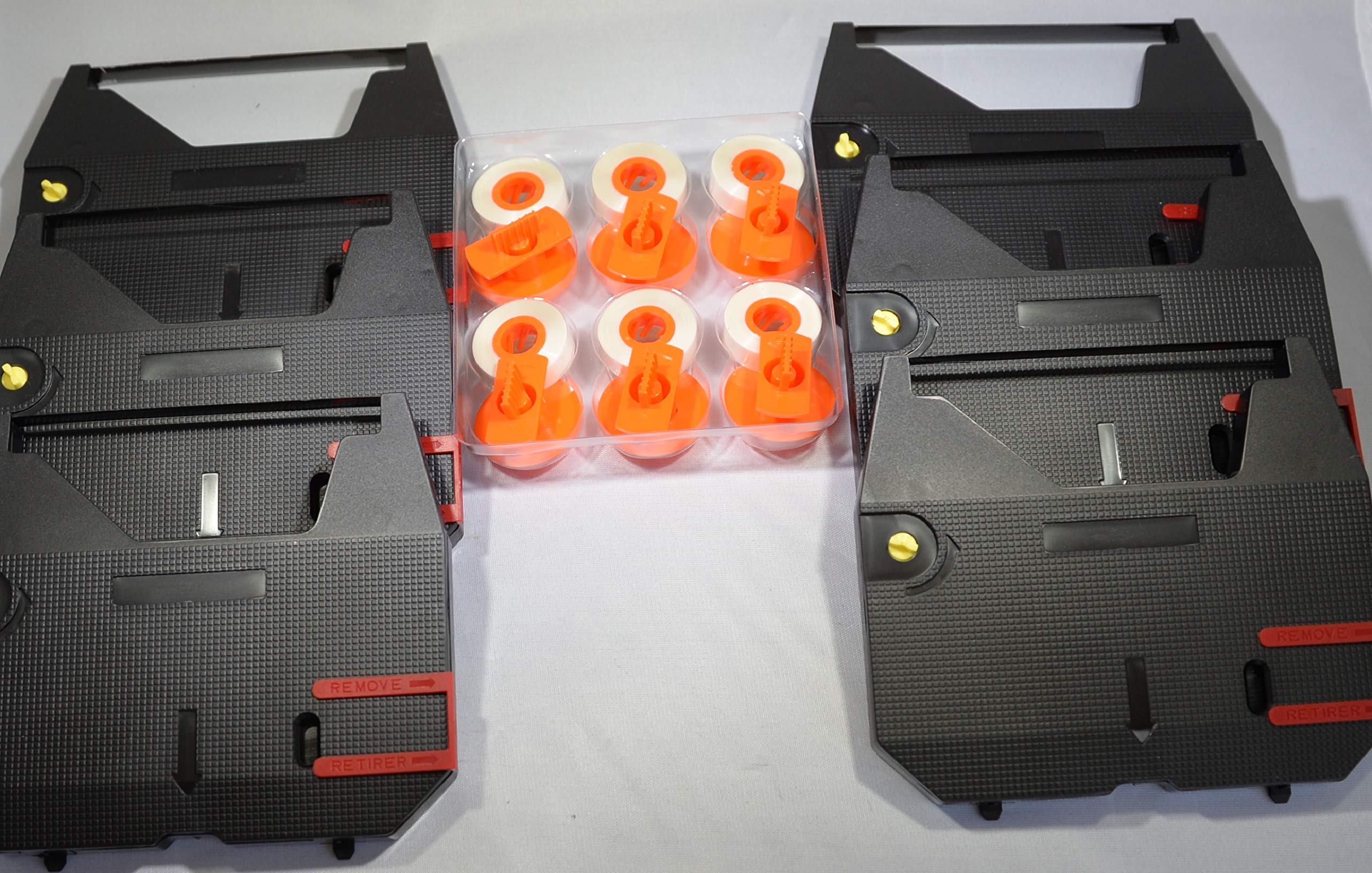 Fja Products Compatible Typewriter Ribbons & Correction Tape Spools For Brother Ax10, Ax15, Sx4000, Gx6750 Typewriters. Includes