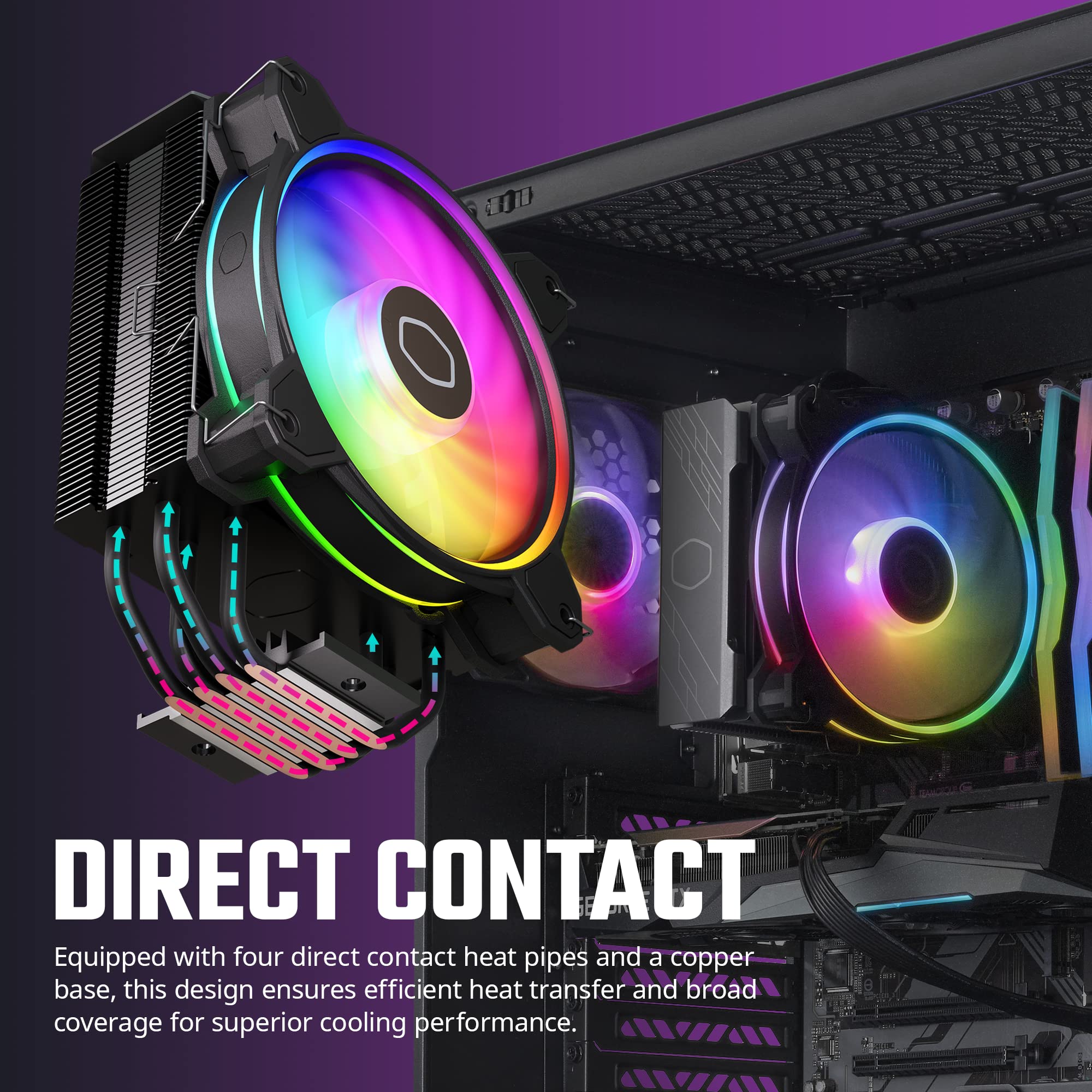 Cooler Master Haf 5 Pro High Performance Gaming Pc   Intel I7 12700F   Nvidia Geforce Rtx 4060 Ti   16Gb Ddr4 3200Mhz   1Tb M.2