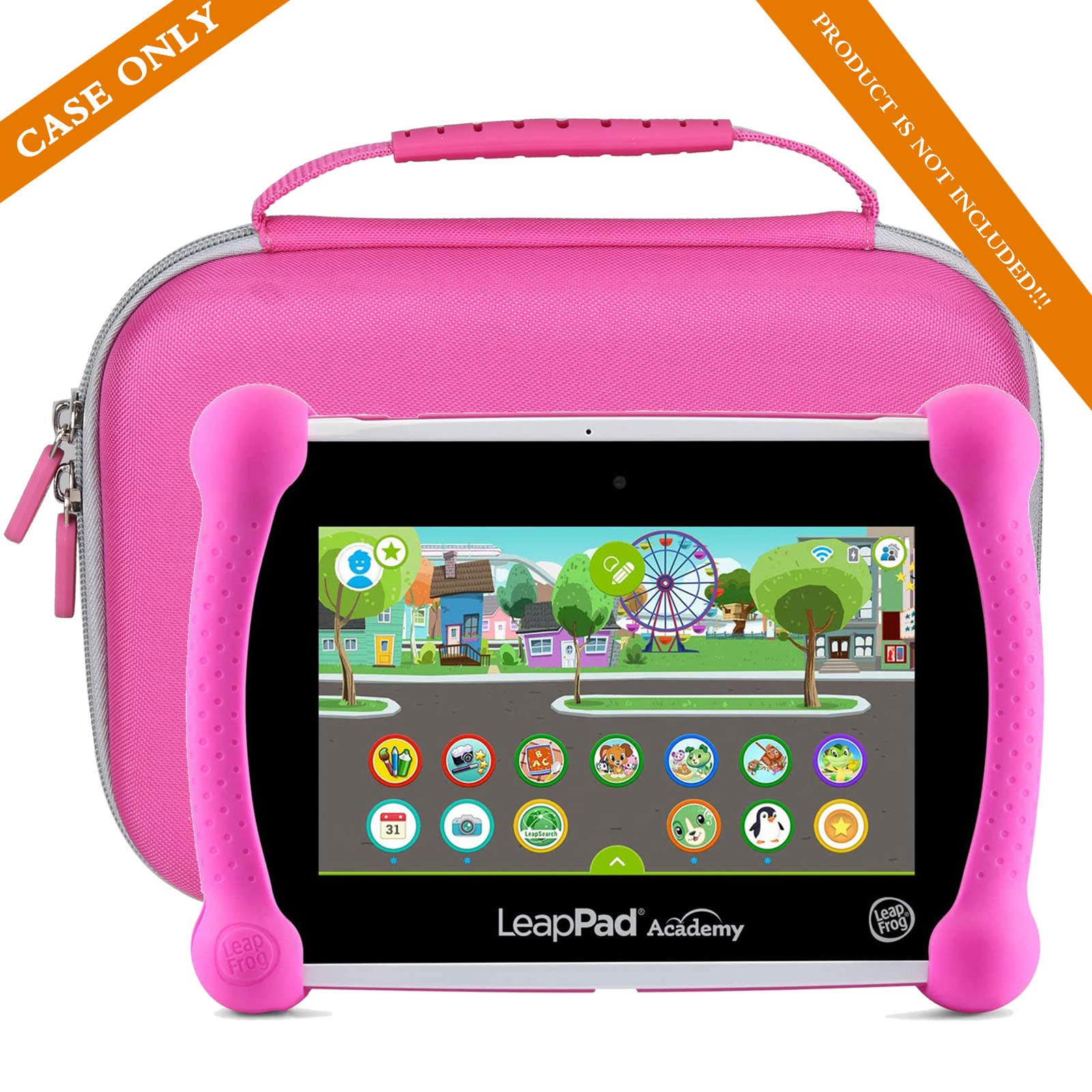 Aproca Hard Travel Storage Case, For Leapfrog Epic Academy Edition/Leapfrog Leappad Ultimate(Pink)