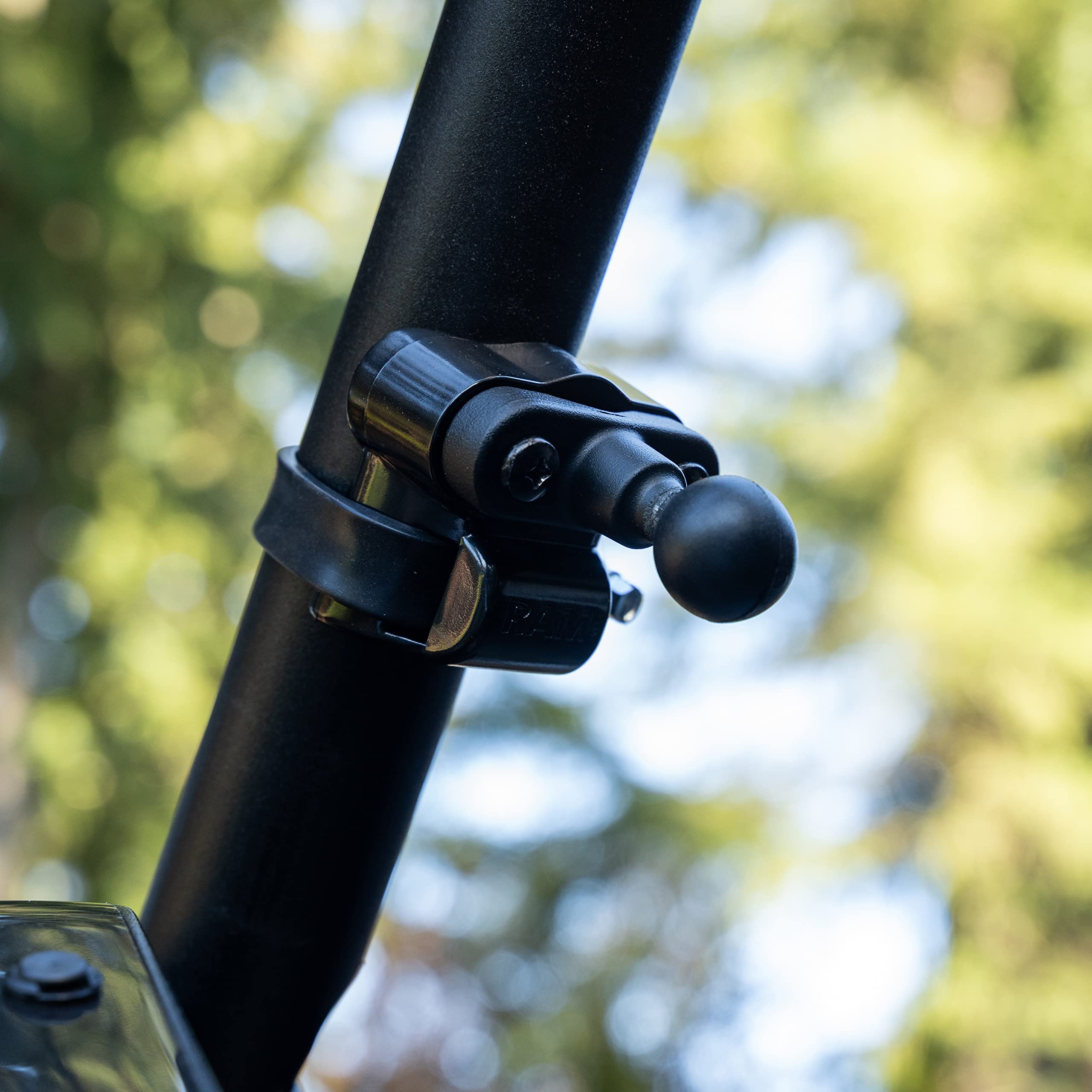 Ram Mounts Ram B 231Z 2U Atv/Utv Ball Base For Rails Up To 3.15'' In Diameter With B Size 1'' Ball