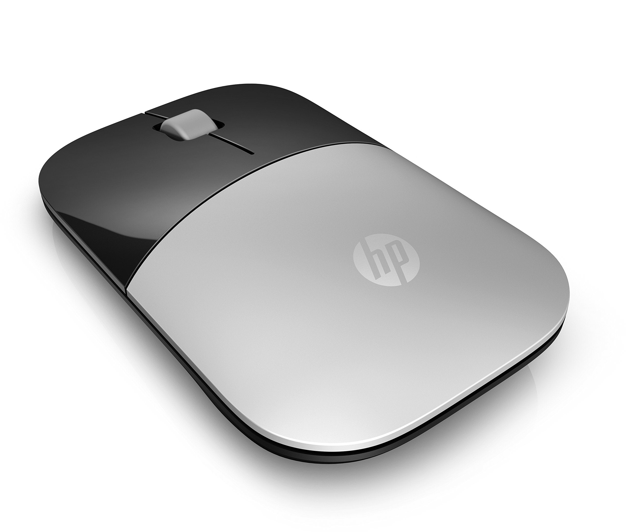 HP Z3700 G2 Wireless Mouse   Natural Silver, Sleek Portable Design fits Comfortably Anywhere, 2.4GHz Wireless Receiver, Blue Optical Sensor, Wins PC, Laptop, Notebook, Mac, Chromebook (66Z09AA#ABL)