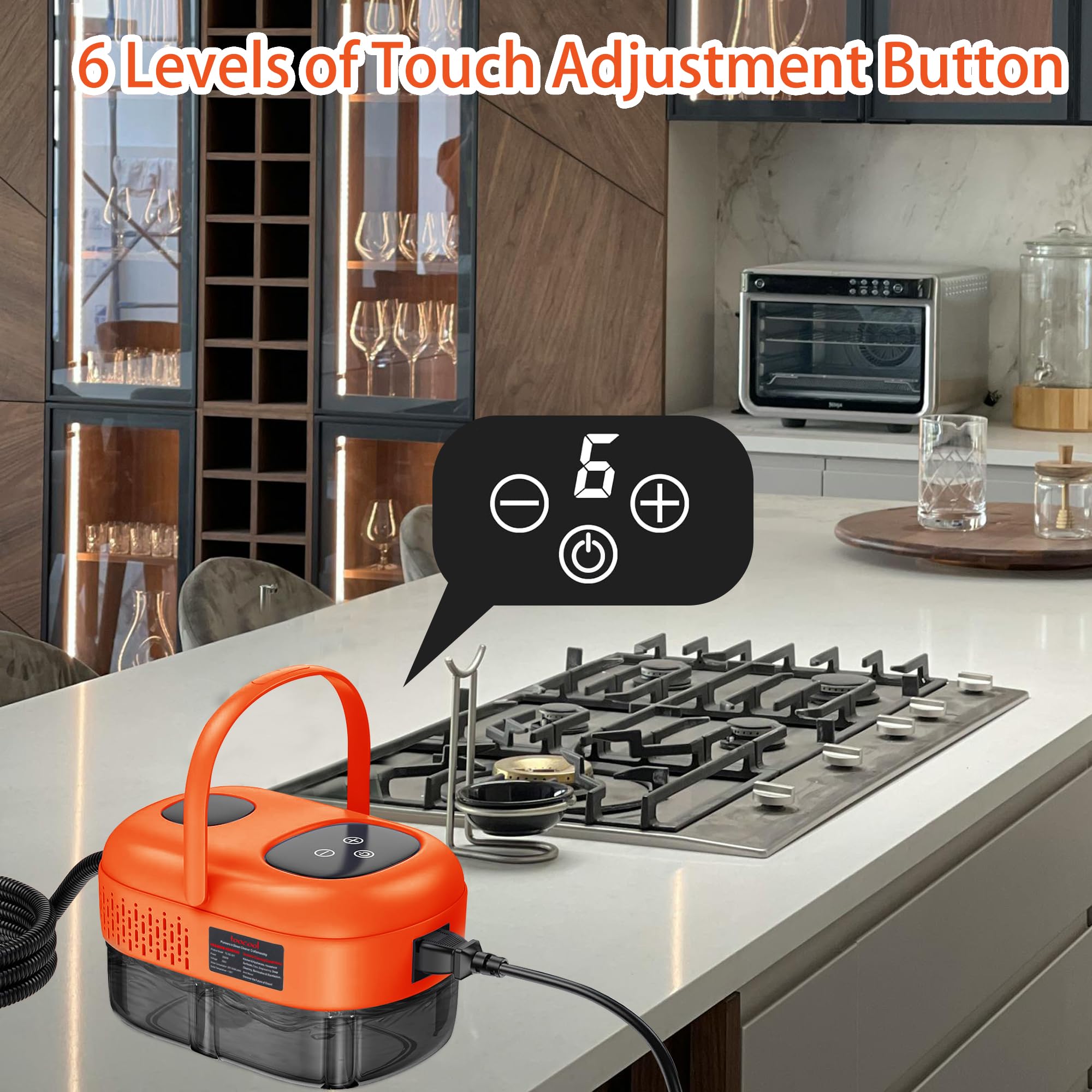 Yshunlai Handheld Steam Cleaner, 2500W High Pressure Steamer For Cleaning, Multi Purpose Steam Cleaning Machine For Home, Portab