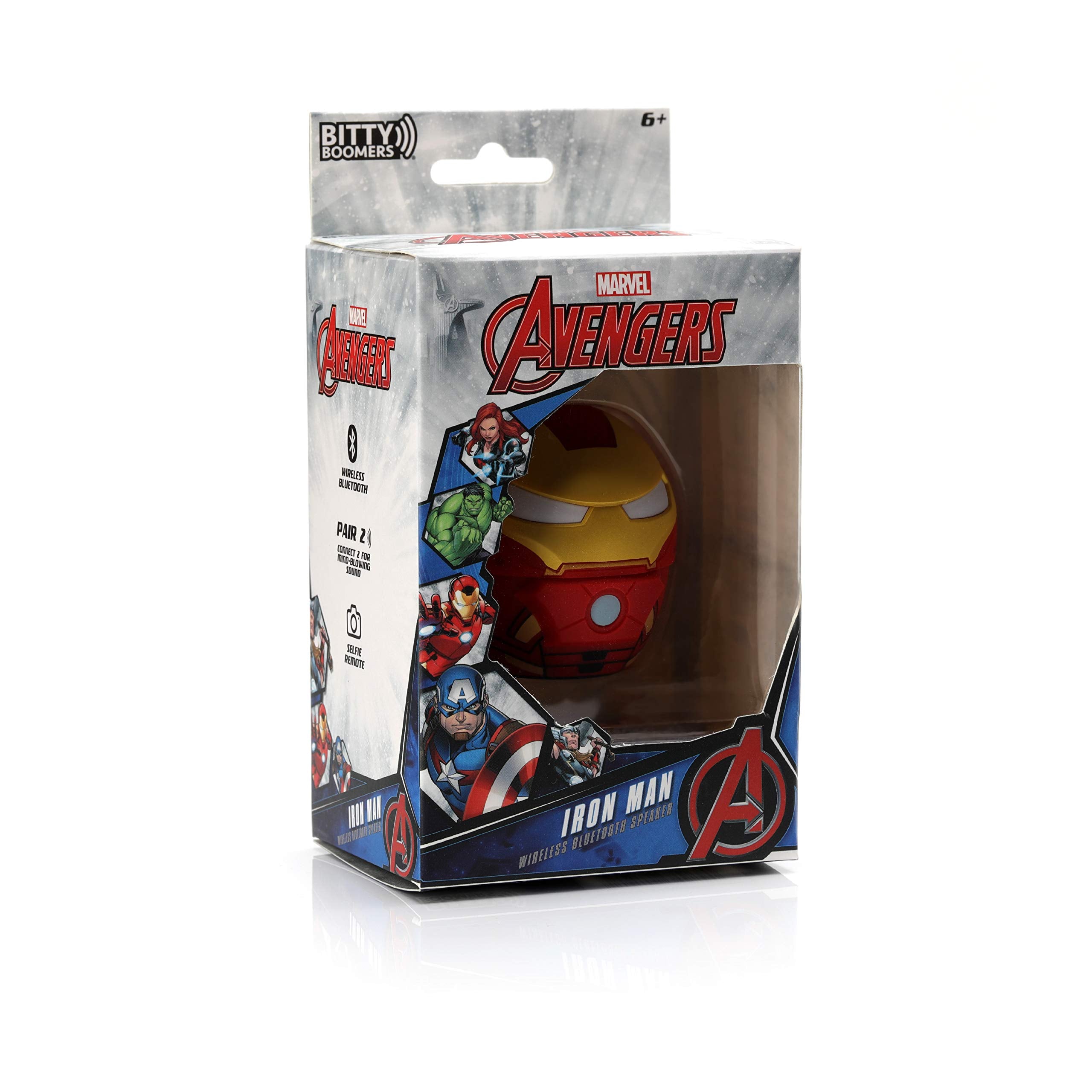 Bitty Boomers Marvel: Iron Man   Mini Bluetooth Speaker