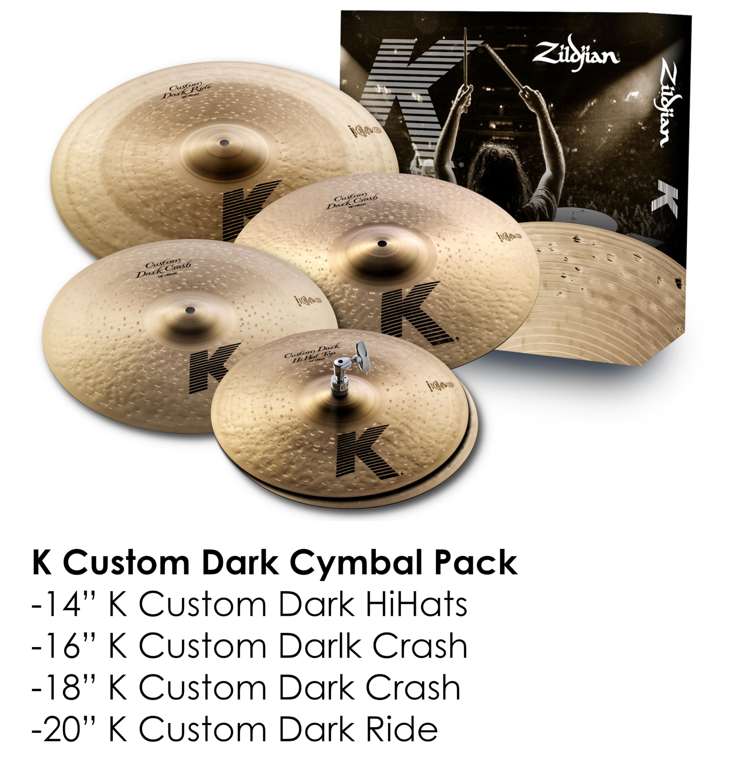 Zildjian K Custom Cymbal Set (Kcd900)