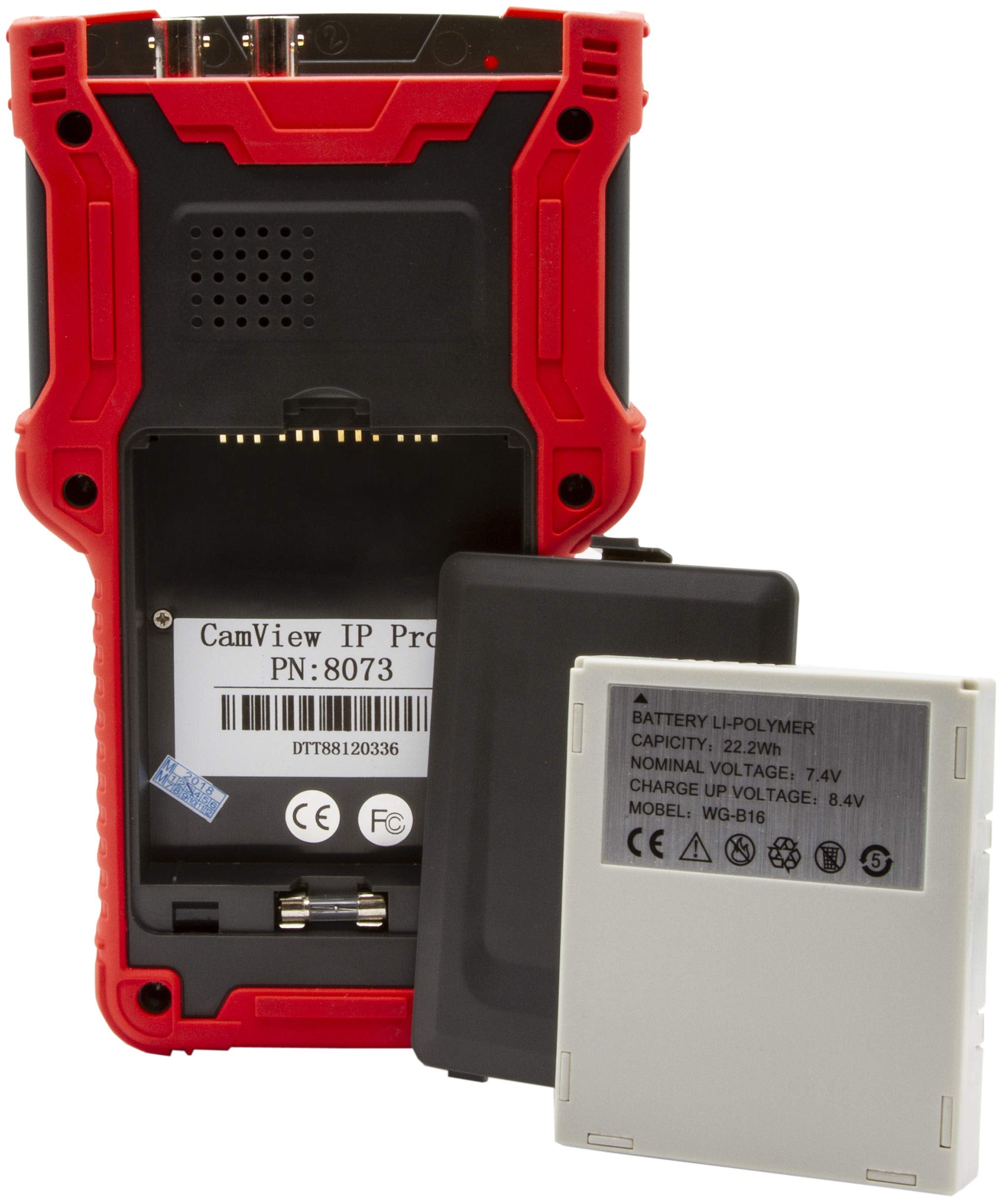 Triplett 8073 Camview Ip Pro D Cctv Camera Tester With Built In Dhcp Server   Ip, Ahd 2.0, Hd Tvi 3.0, Hd Cvi 3.0