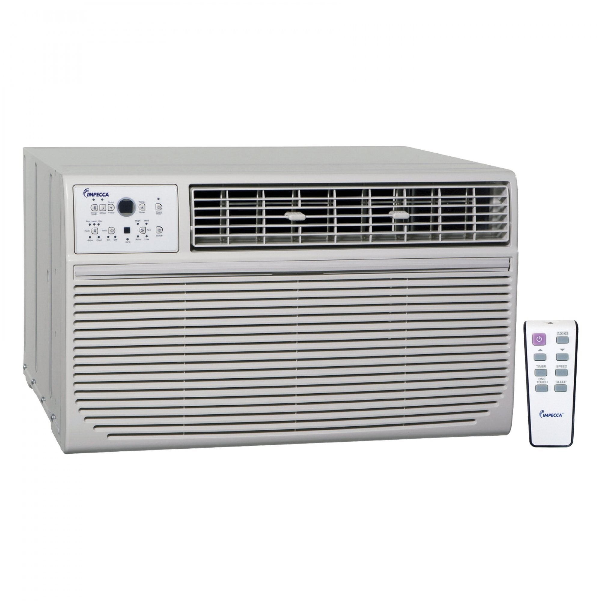 Impecca 230V Electronic Controlled Through The Wall Air Conditioner With Remote, 14,000 Btu/H, 6 15P/220