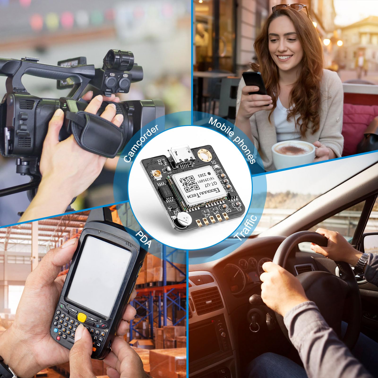 Makerfocus 2 Pack Gt U7 Gps Module Satellite Navigation Positioning Gps Receiver Drone Microcontroller Compatible With Neo 6M 51 Microcontroller Stm32 Arduino Uno R3 With Ipex Antenna High Sensitivity