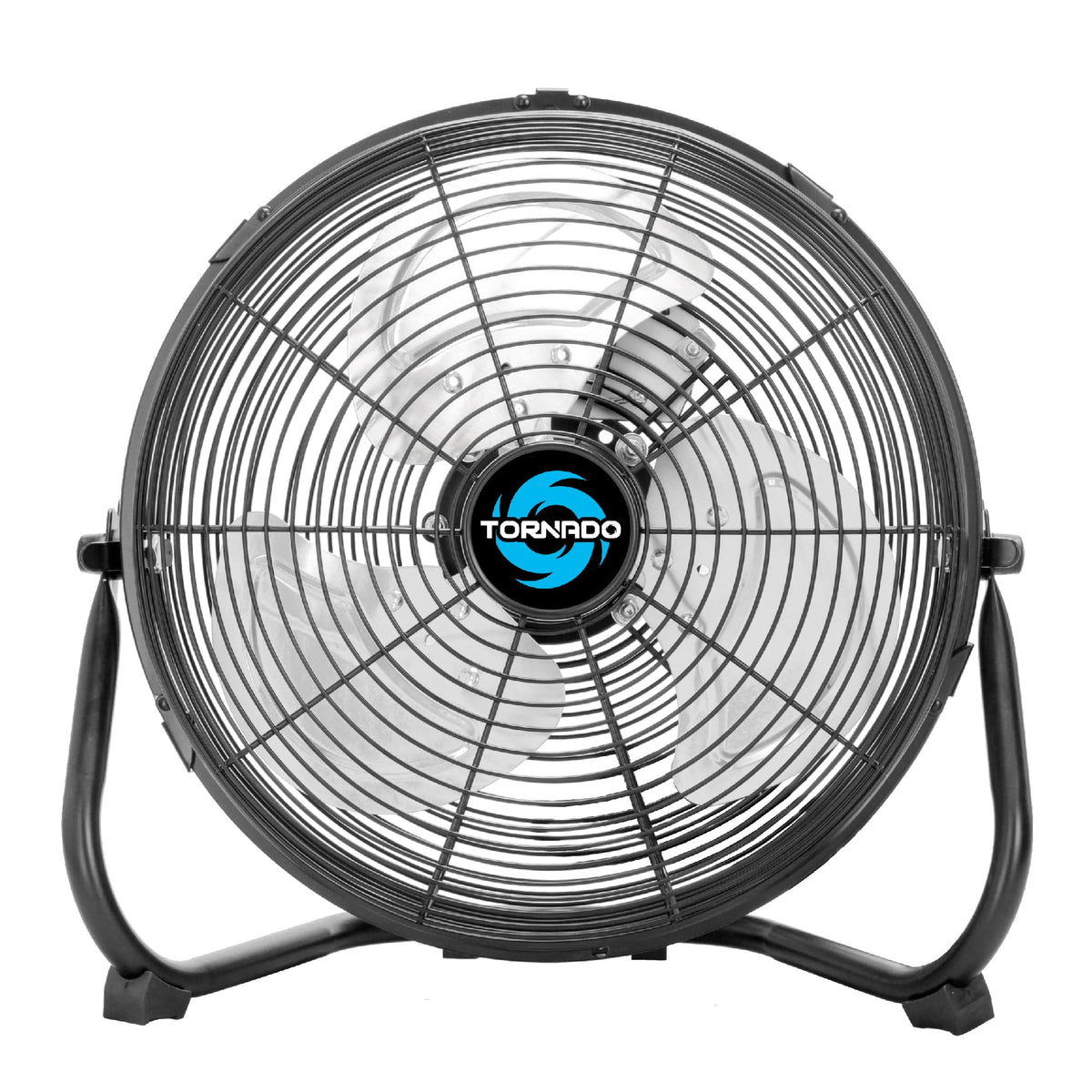 Tornado 12 Inch Industrial Powerful Metal Floor Fan, 3-Speed High Velocity Cooling Floor Fan For Industrial, Commercial, And Hom