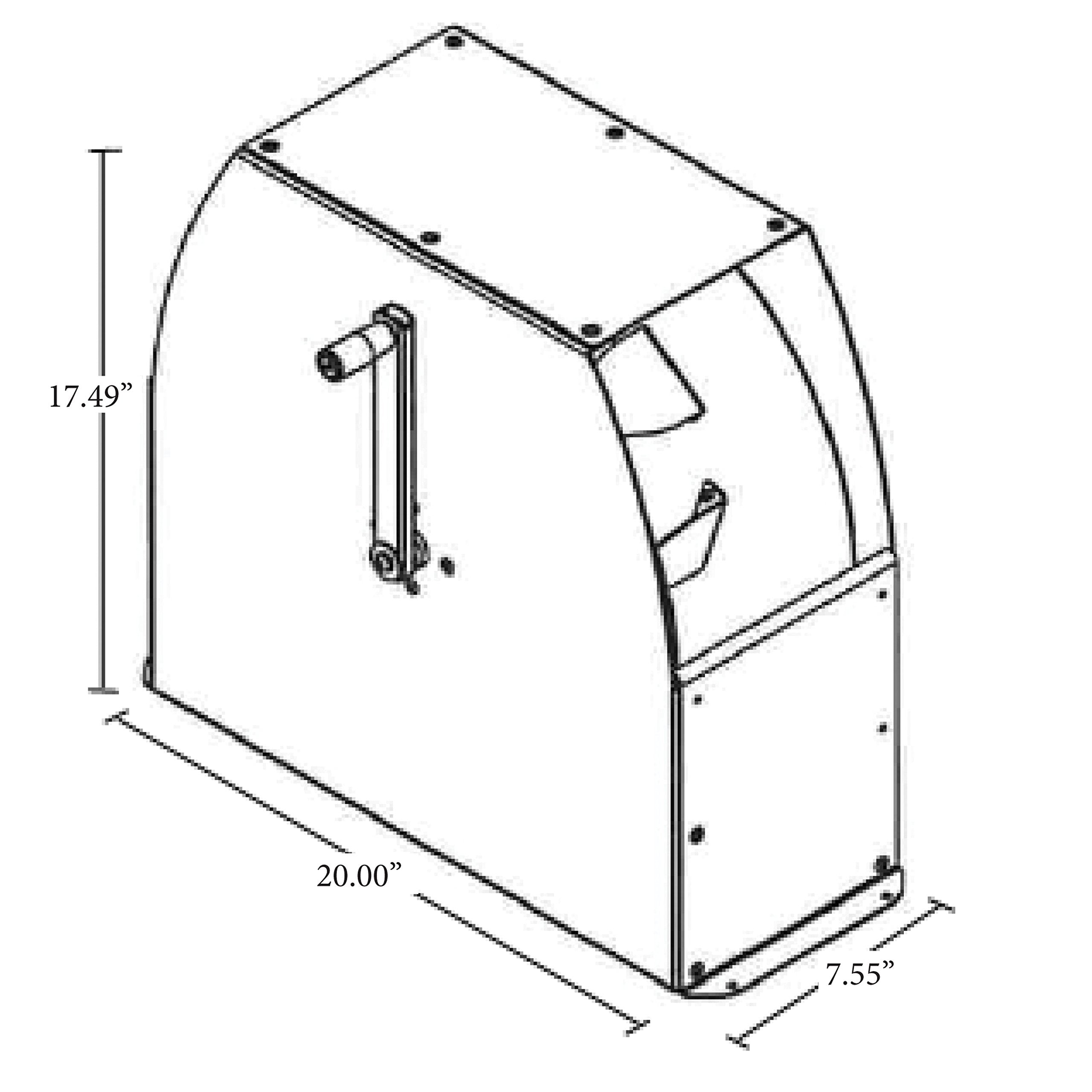 Morryde Reel56 001H Easy Reel Cord Spooler   Tall,Black
