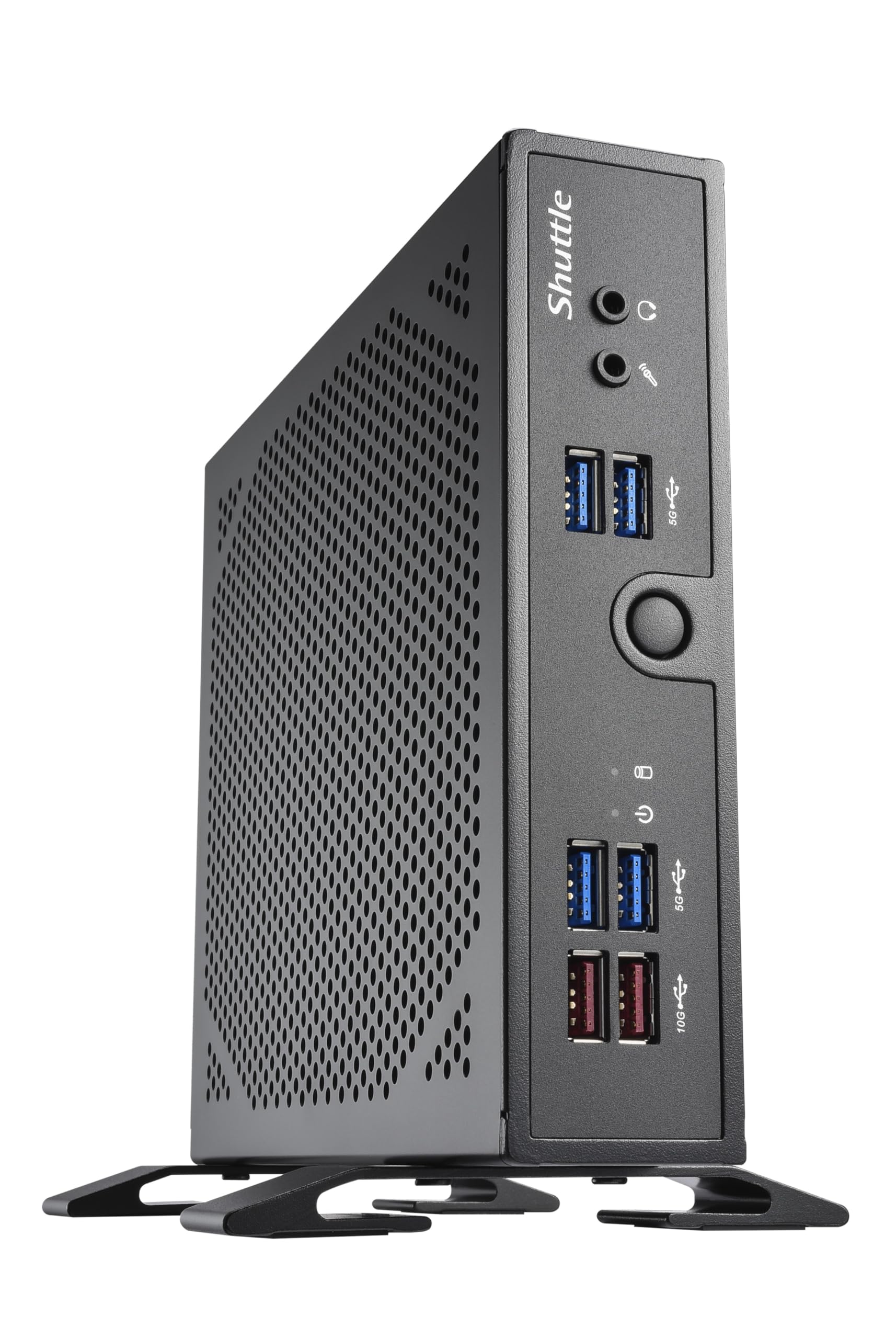 SHUTTLE XPC Slim Barebone DS50U3, Intel i3-1315U, 2X LAN (1x 2.5Gbit,1x 1Gbit), 1xCOM,1xHDMI,1xDP, 1x VGA, fanless,