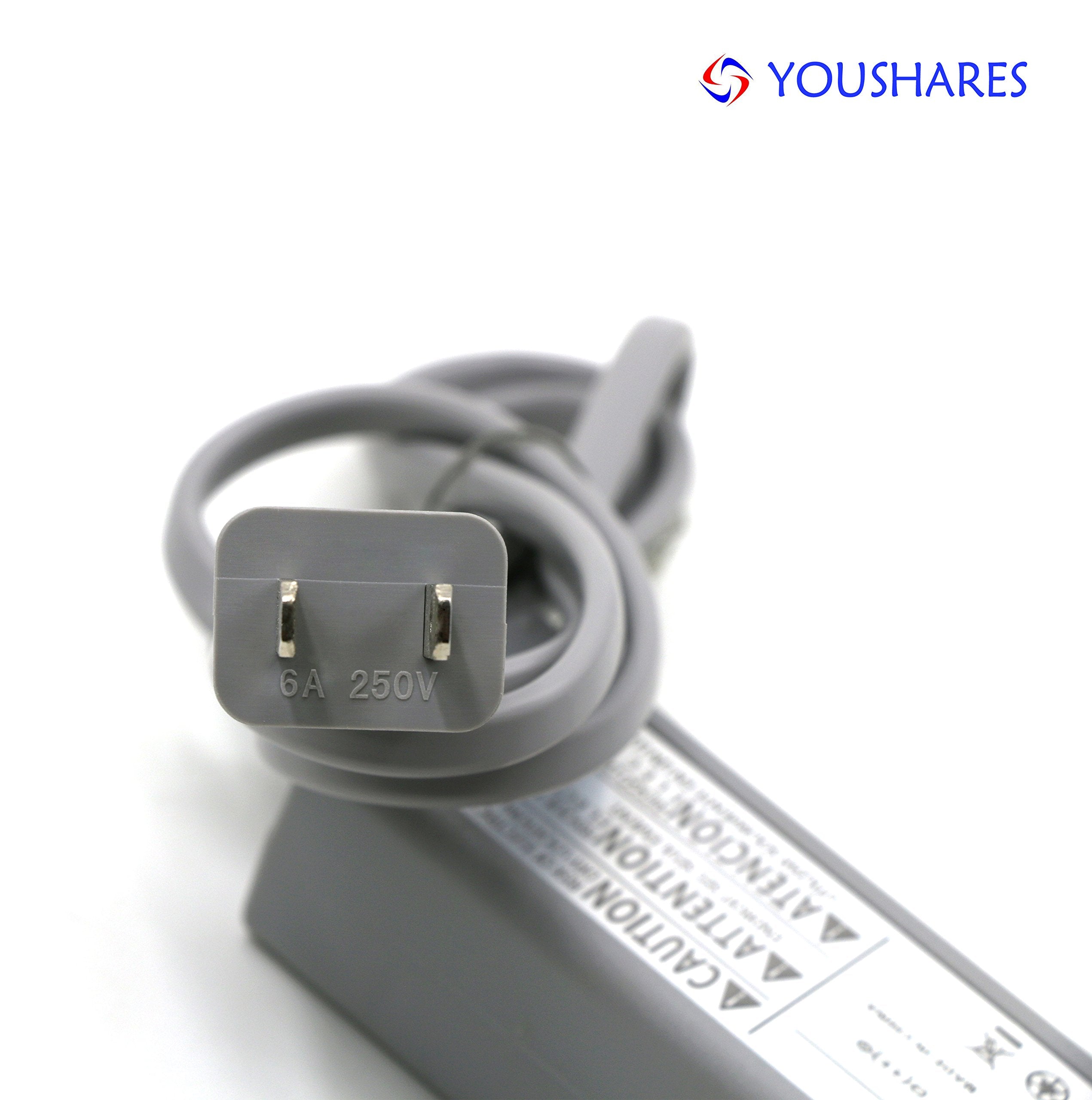 Youshares Interchangable Power Charging Adapter, Power Supply Cord Ac Adapter & Cable Compatible For Nintendo Wiiu Gamepad (Ac A