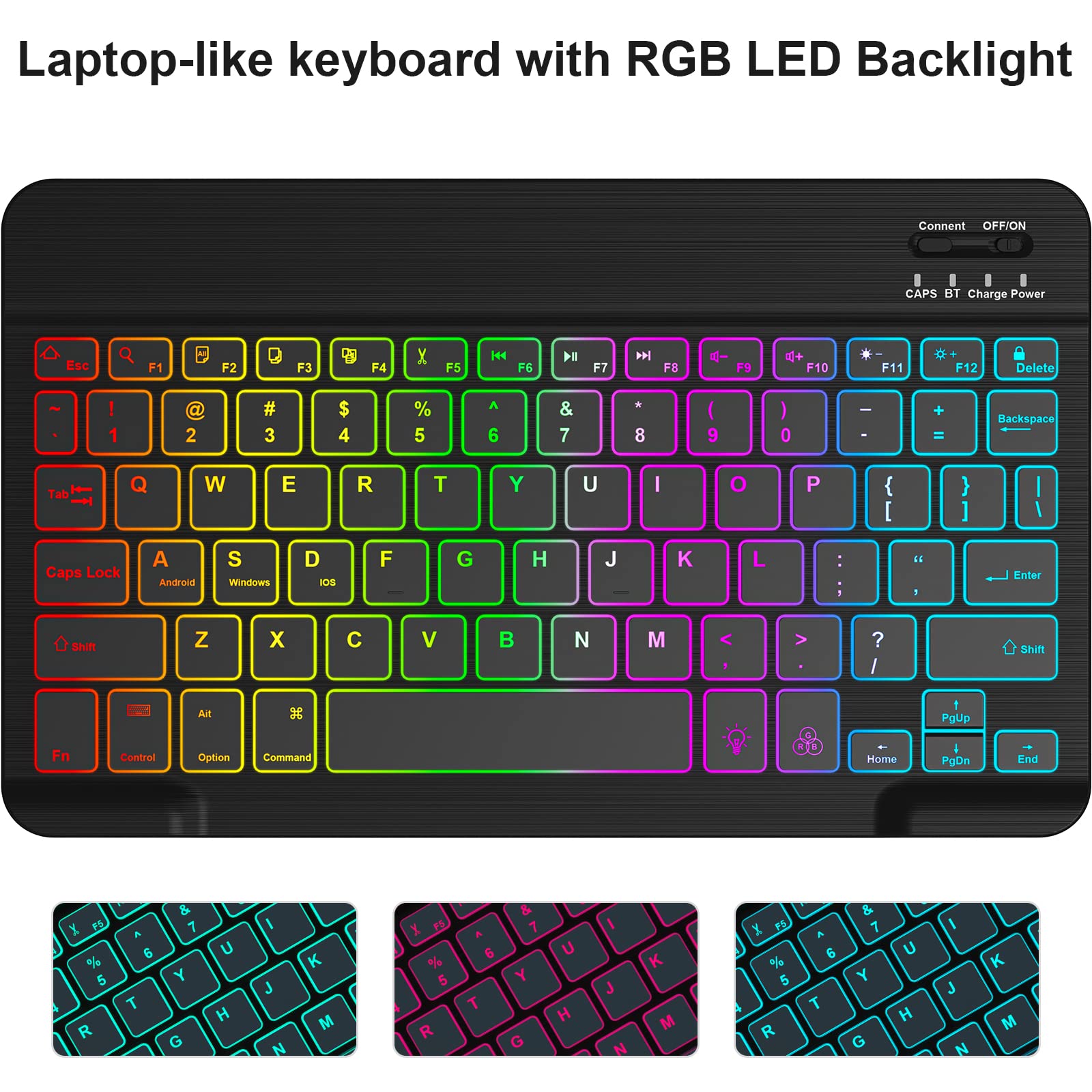 Aliwlhof Case With Keyboard For Ipad 10Th Generation (10.9'', 2022),Keyboard Case For Ipad 10.9'' 10Th Gen, Keyboard Case With P