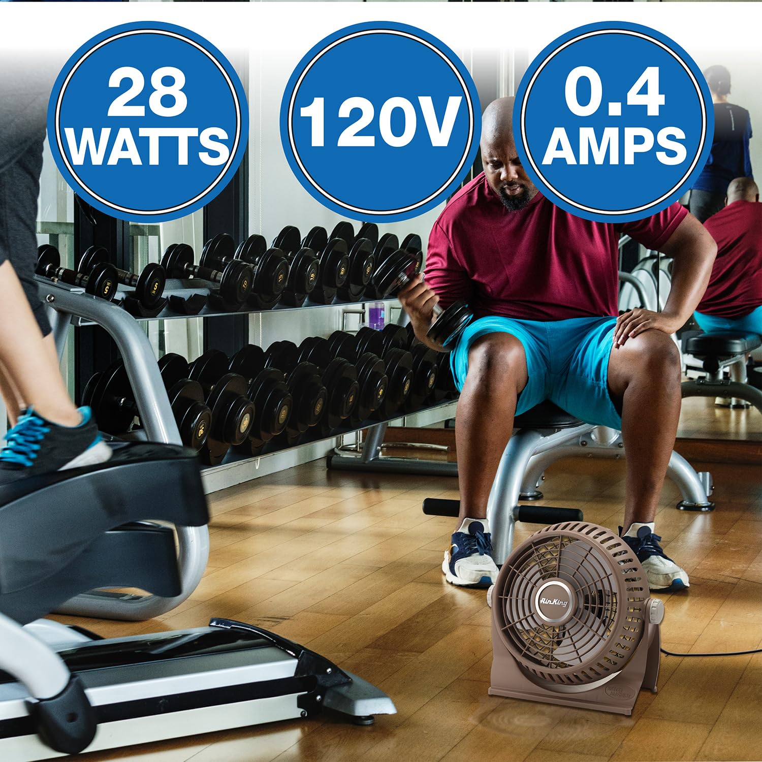 Air King 9525 9 Inch 2 Speed Pivot Fan