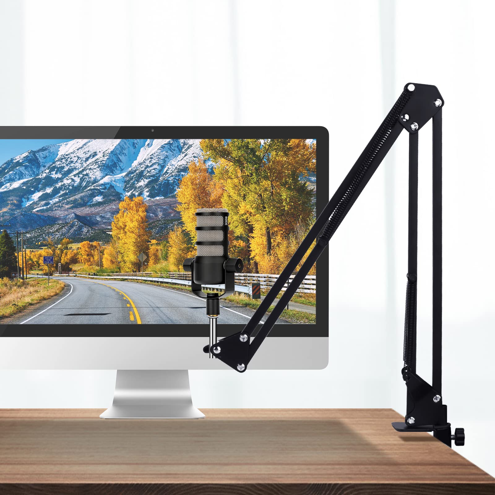 For Rode Podmic Boom Arm, Mic Desk Stand Compatible With Rode Pod Microphone, Rode Podmic Arm Perfect For Podcasts, Gaming, Reco