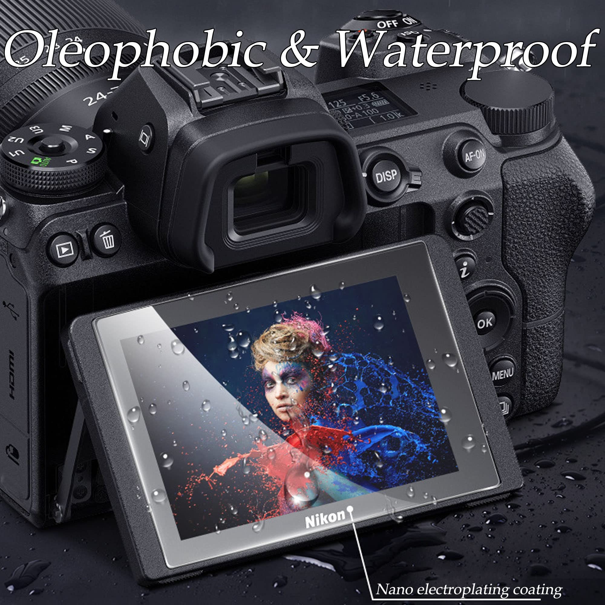 Zlmc Eos R7 Screen Protector, Suitable For The Tempered Glass Lcd Screen Of Canon R7 Camera (3 Pack), 0.3Mm 9H Hardness Tempered