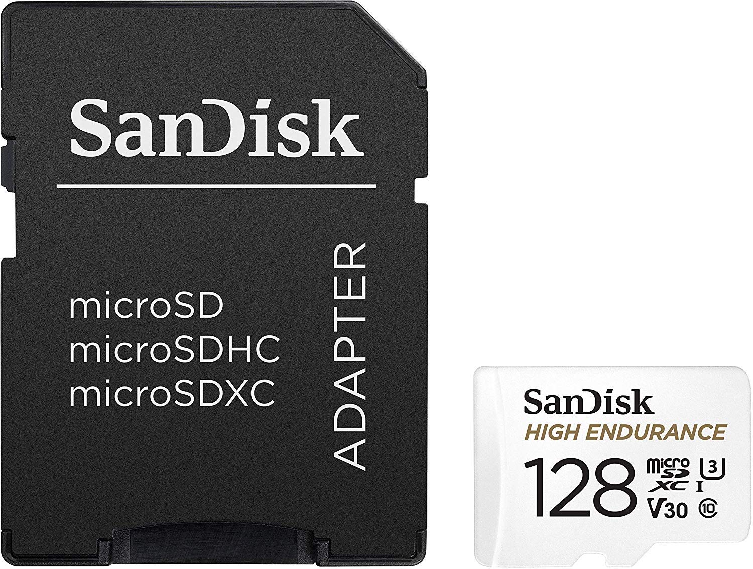 Sandisk 128Gb High Endurance Video Microsdxc Card With Adapter For Dash Cam And Home Monitoring Systems   C10, U3, V30, 4K Uhd,